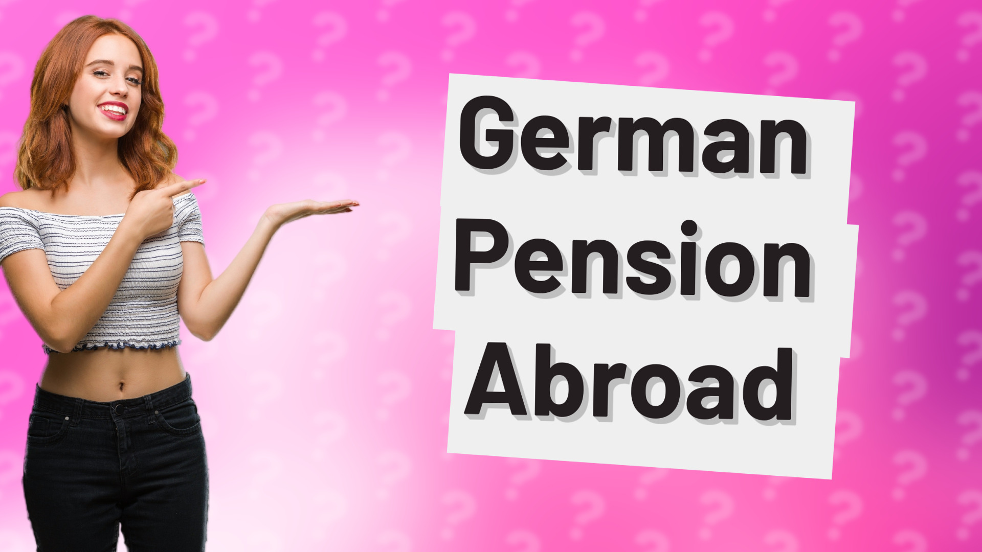 German Pension Abroad