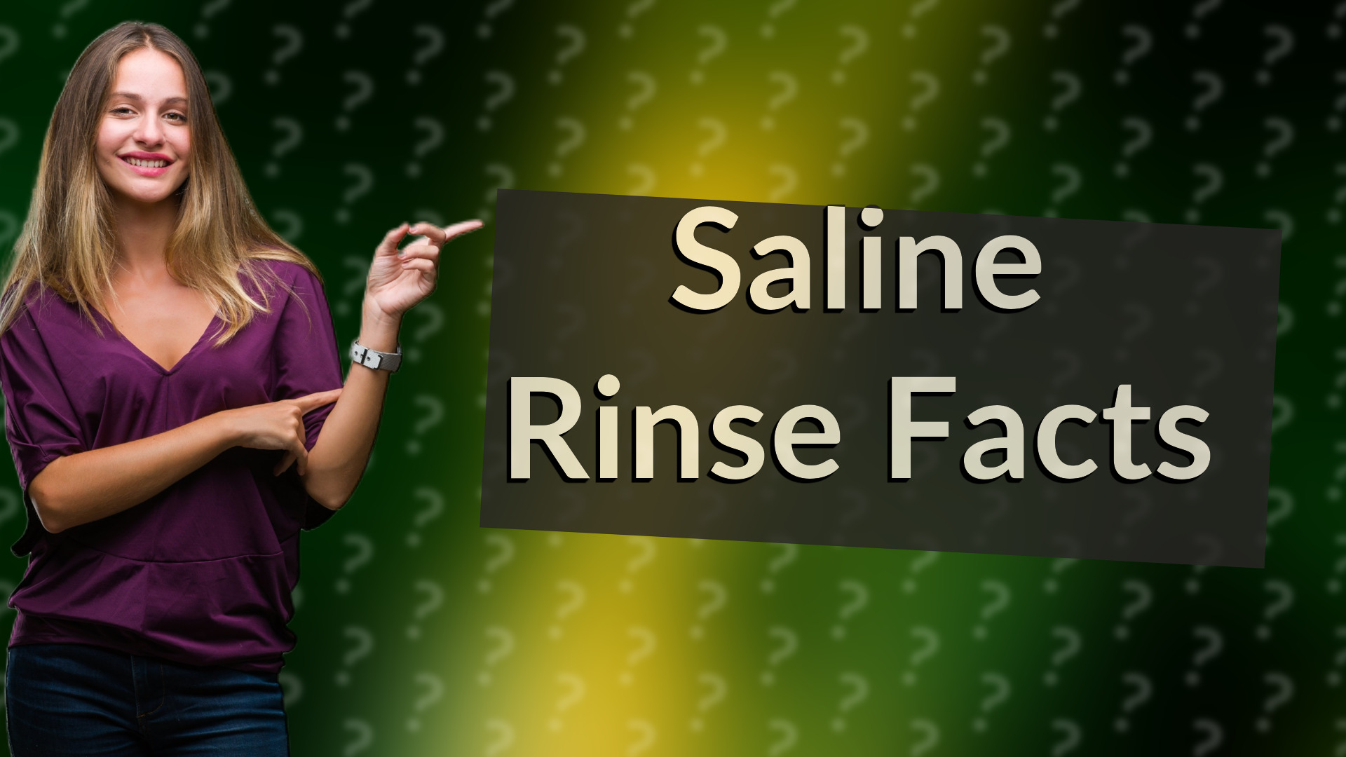 Saline Rinse Facts