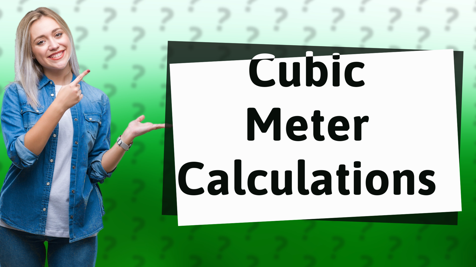Cubic Meter Calculations