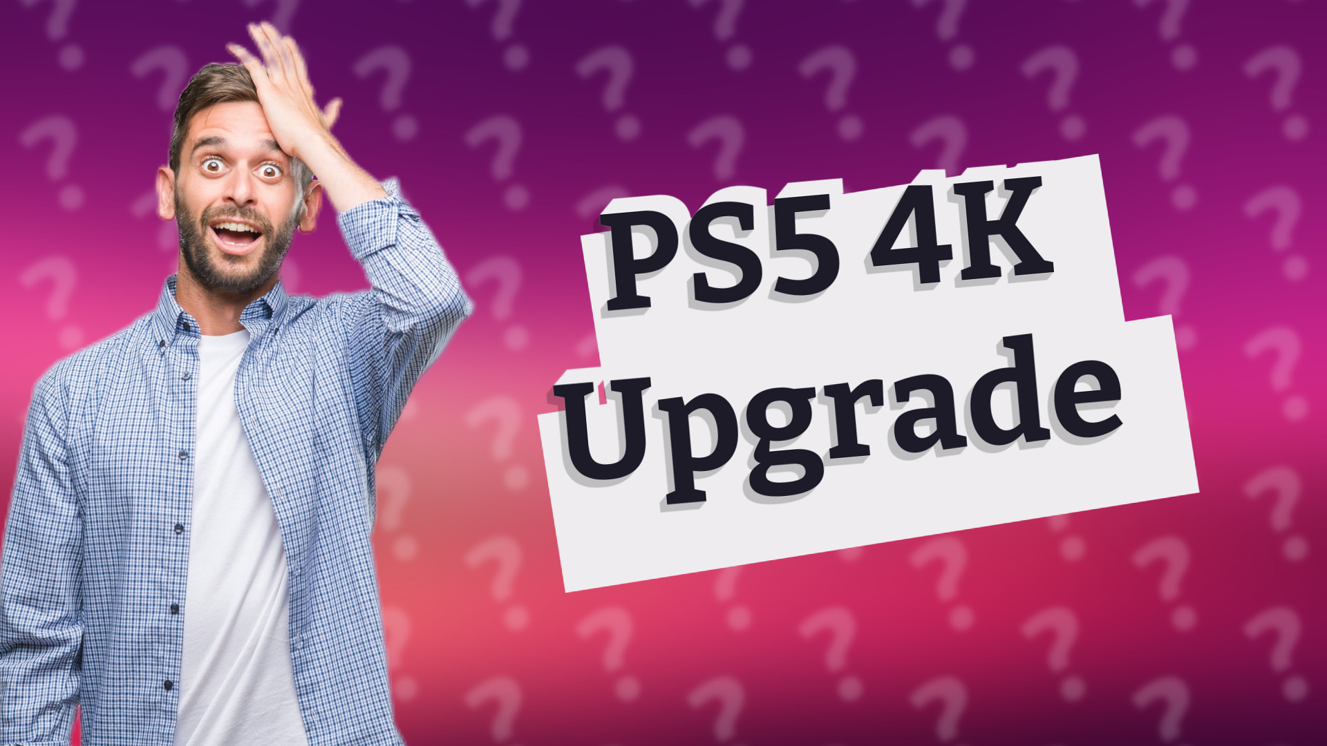 PS5 4K Upgrade