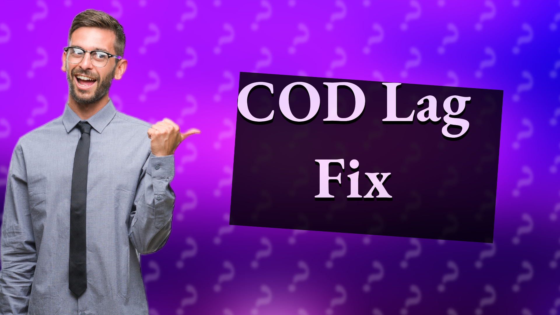 COD Lag Fix
