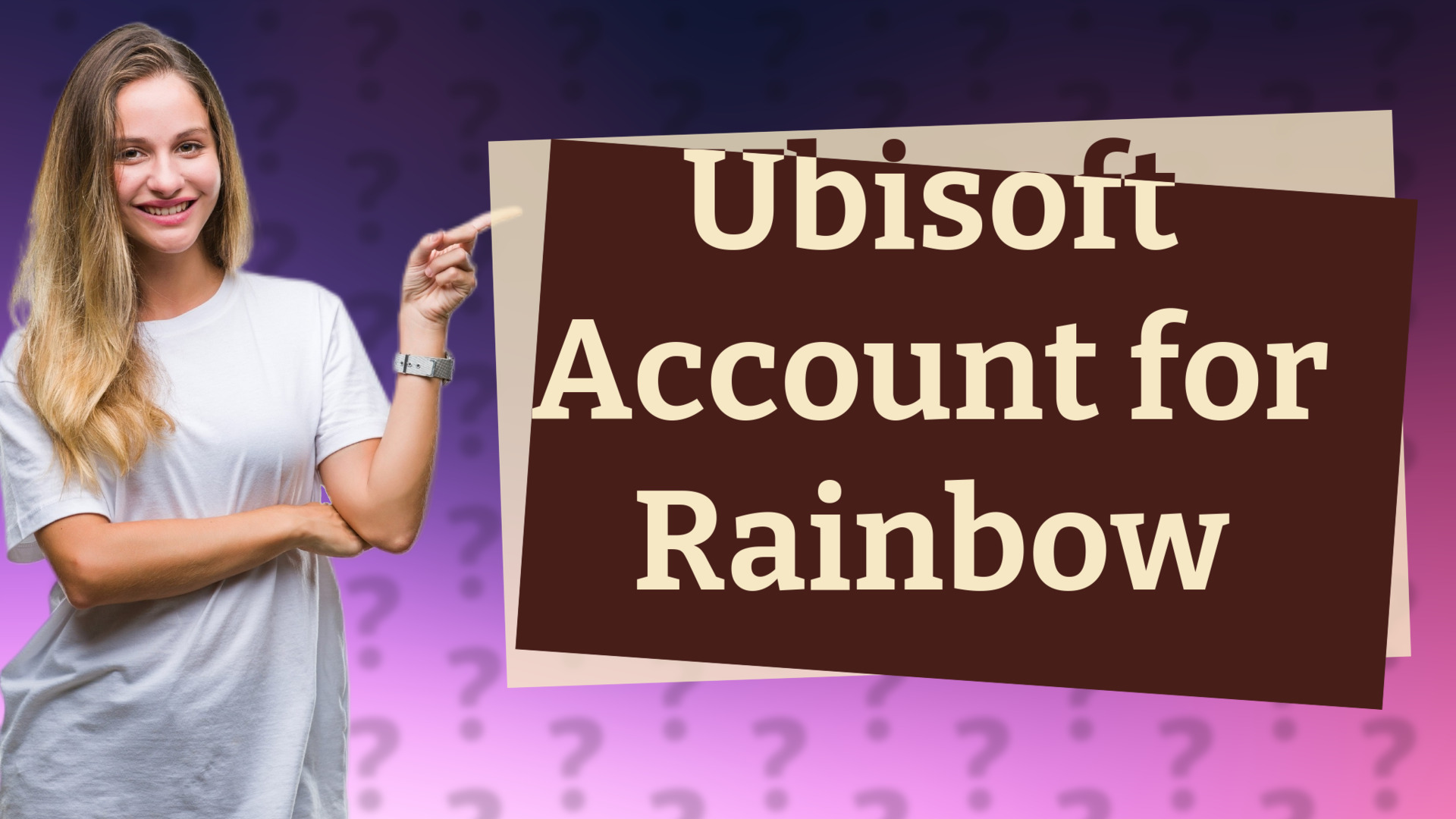 Ubisoft Account for Rainbow