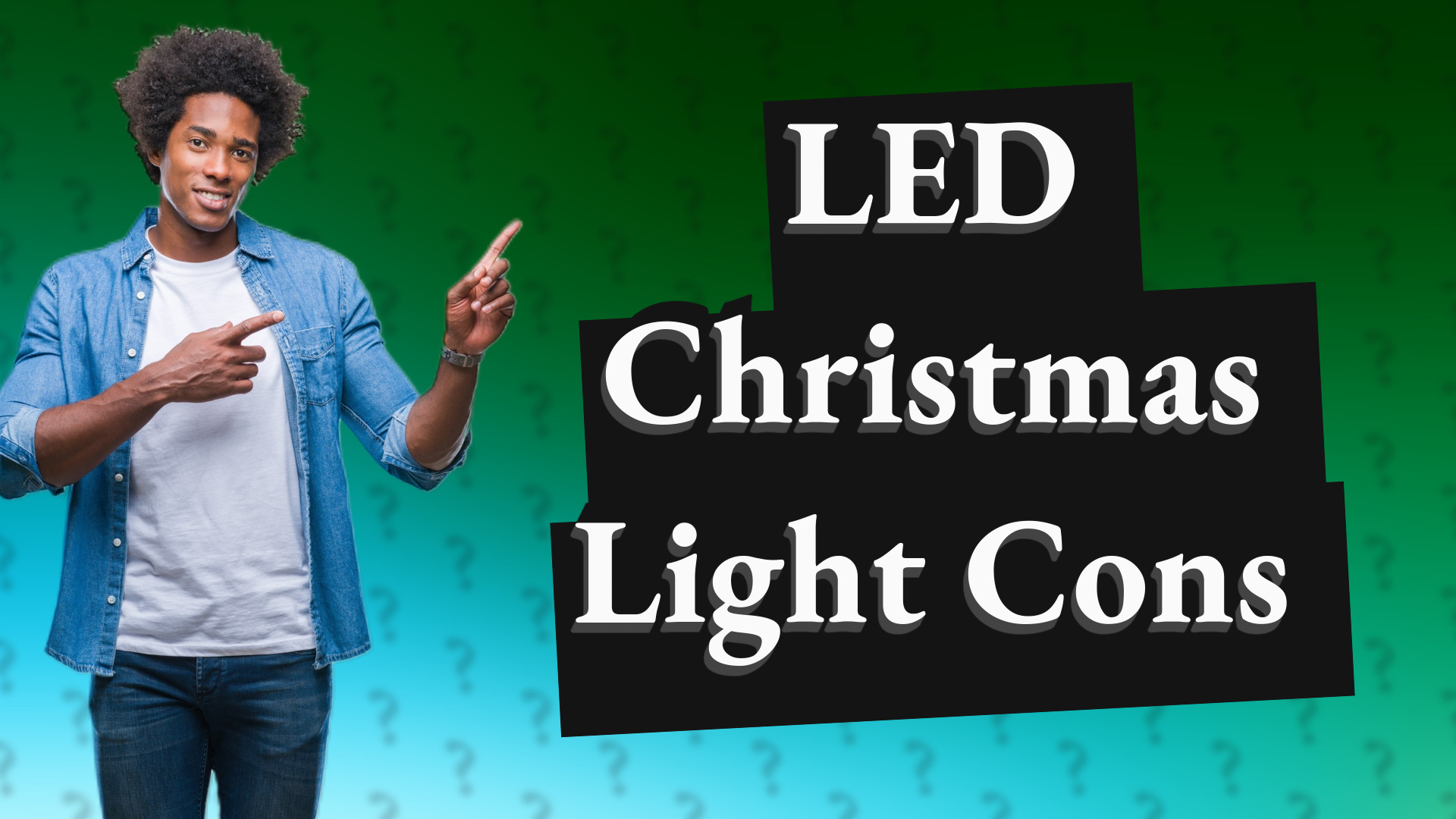 LED Christmas Light Cons