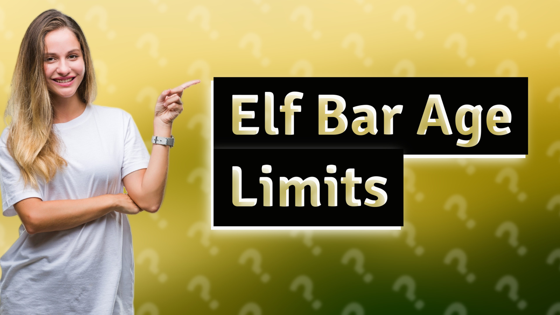 Elf Bar Age Limits