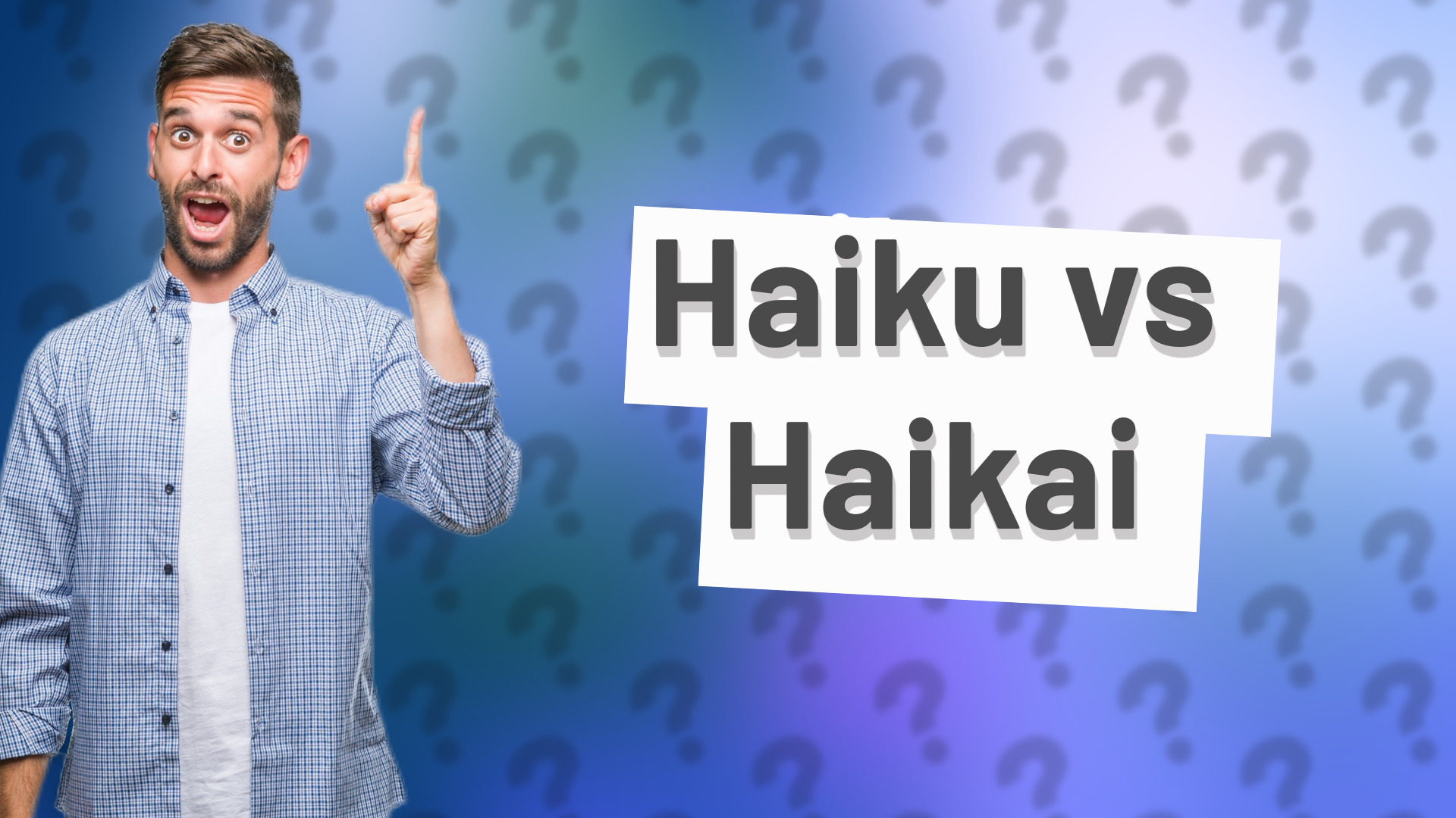 Haiku vs Haikai