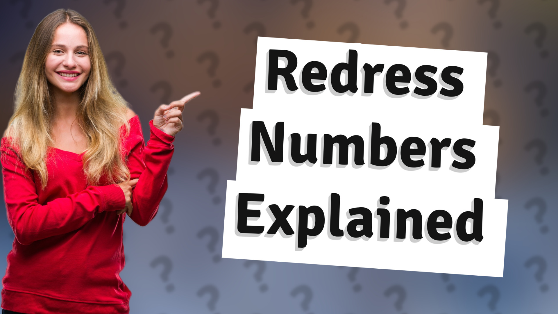 Redress Numbers Explained