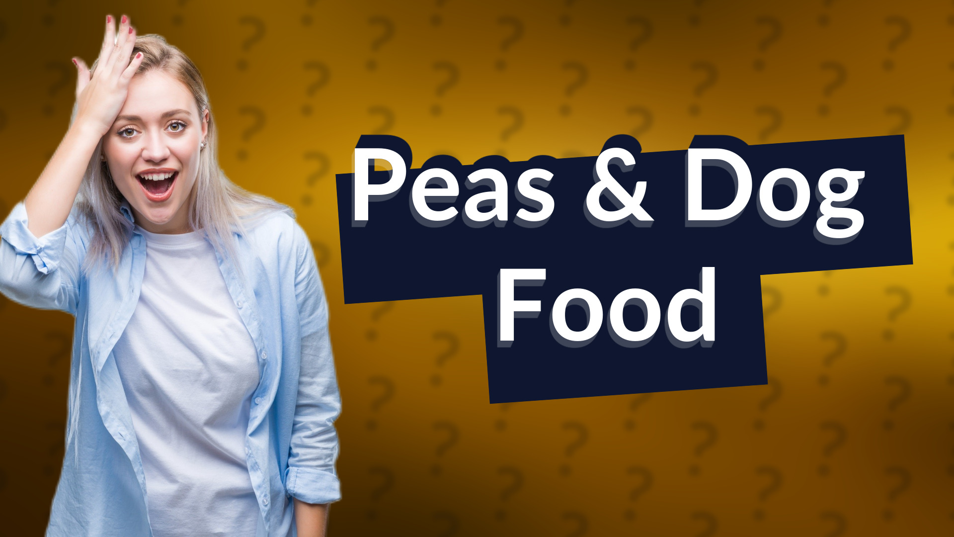 Peas & Dog Food