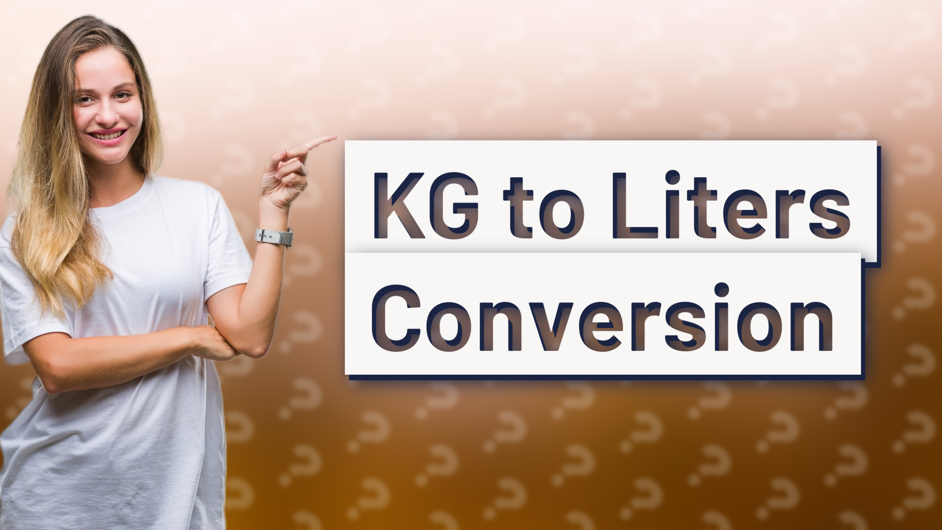 KG to Liters Conversion