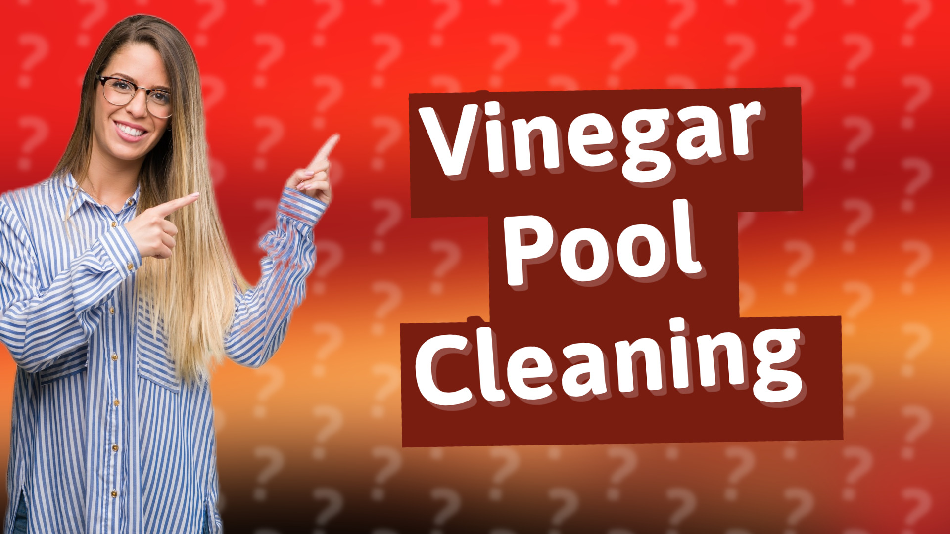 Vinegar Pool Cleaning