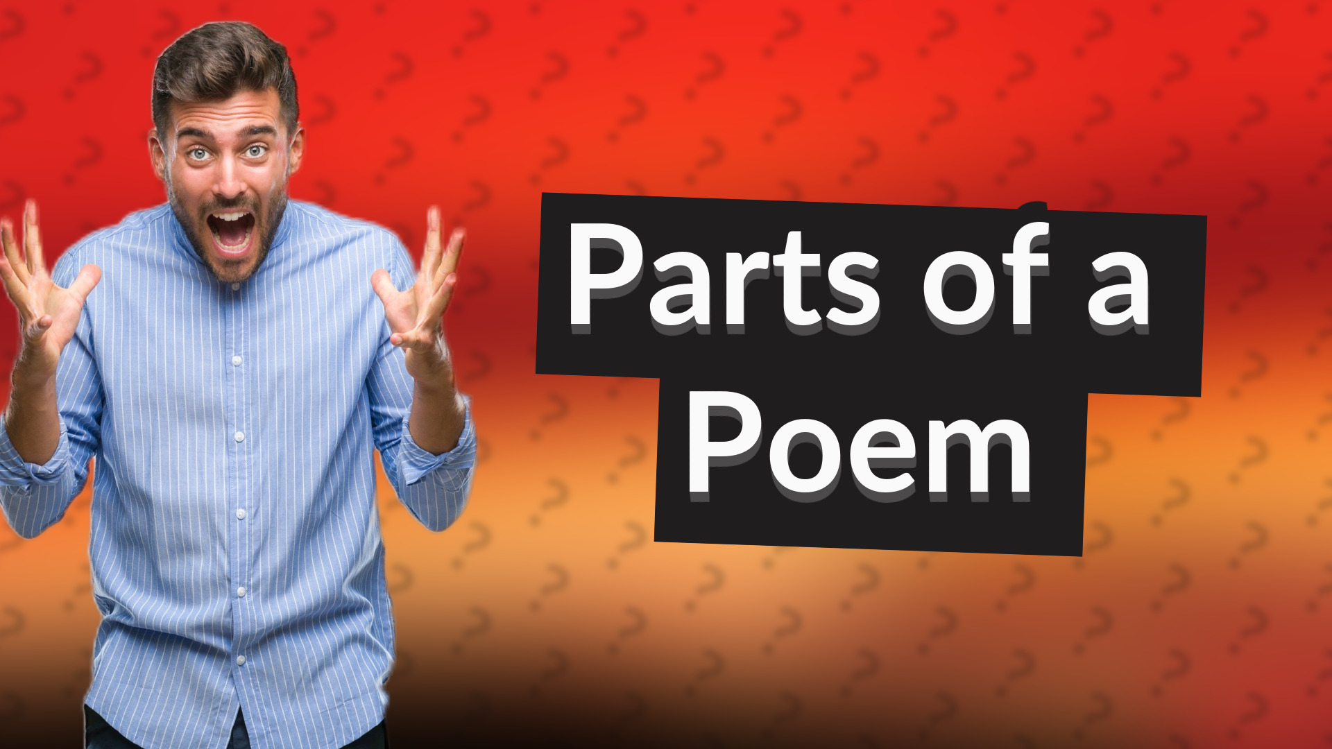 Parts of a Poem