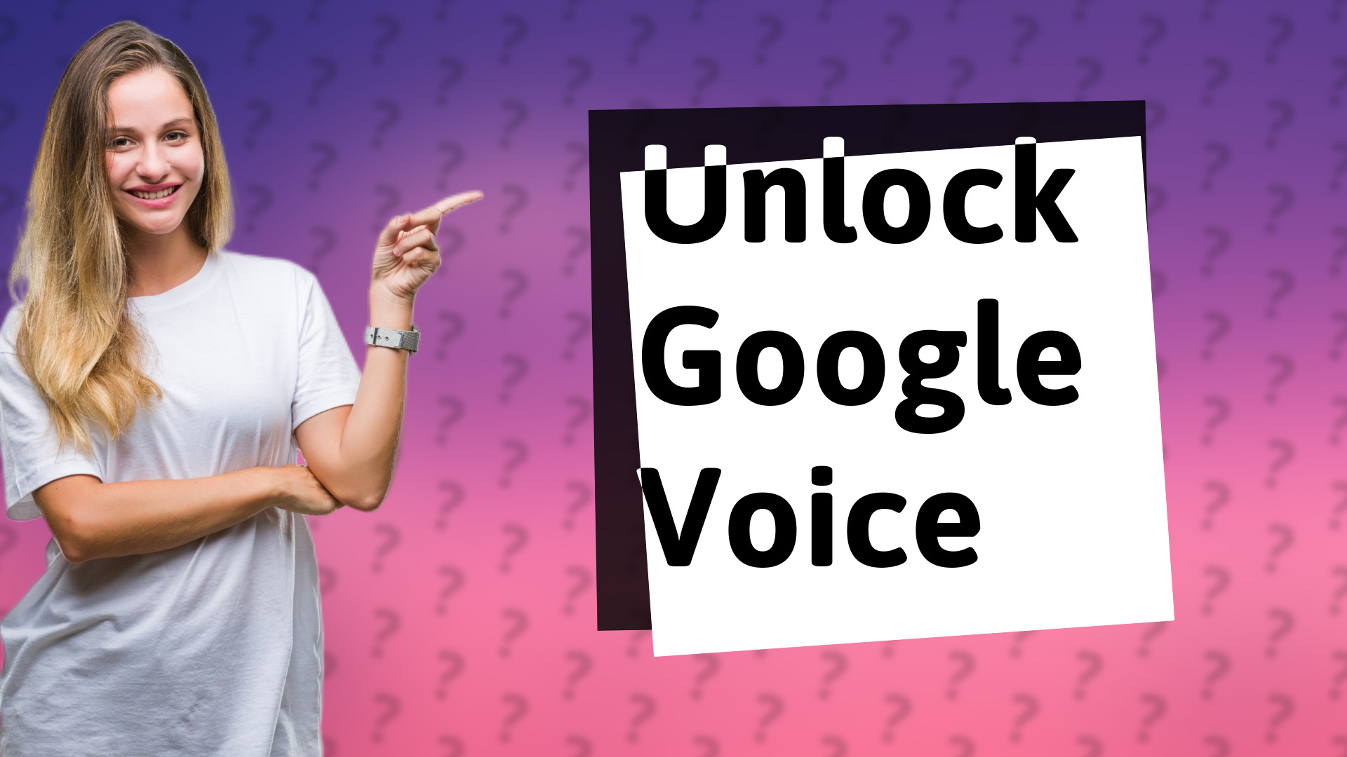 Unlock Google Voice