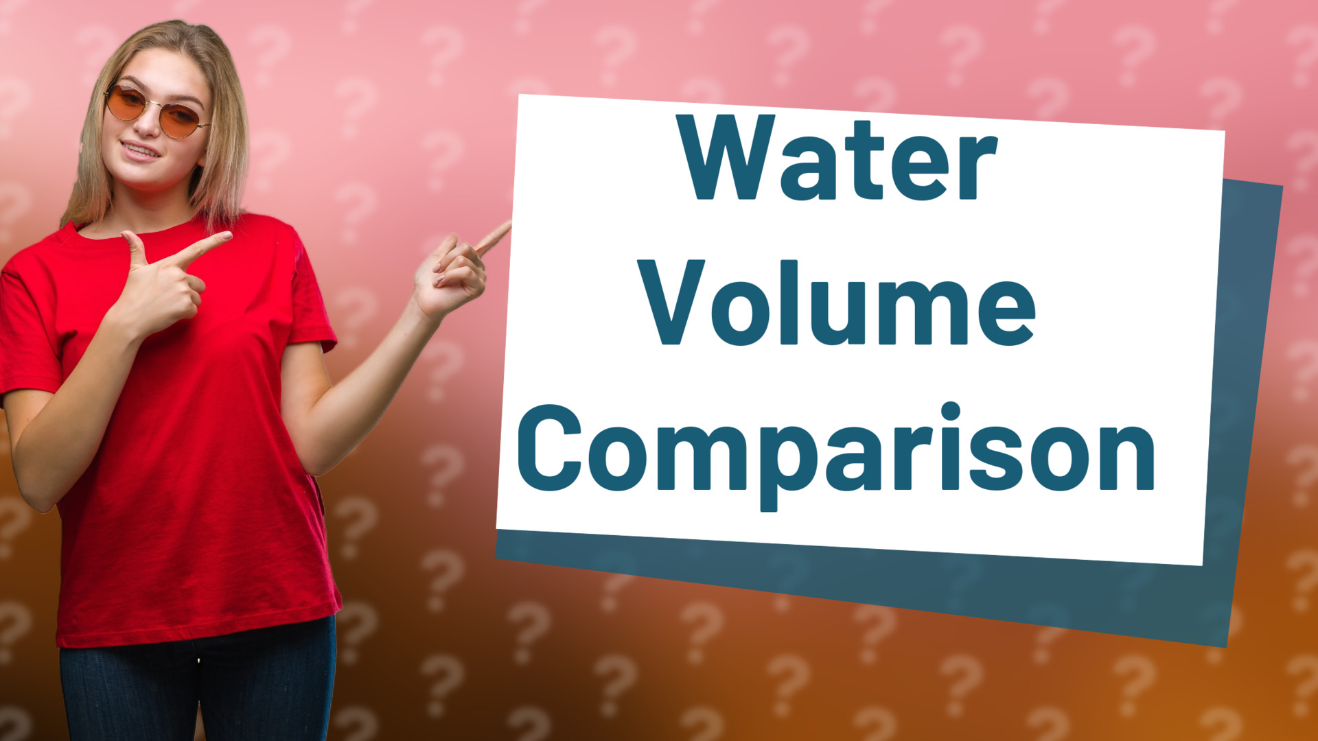 Water Volume Comparison