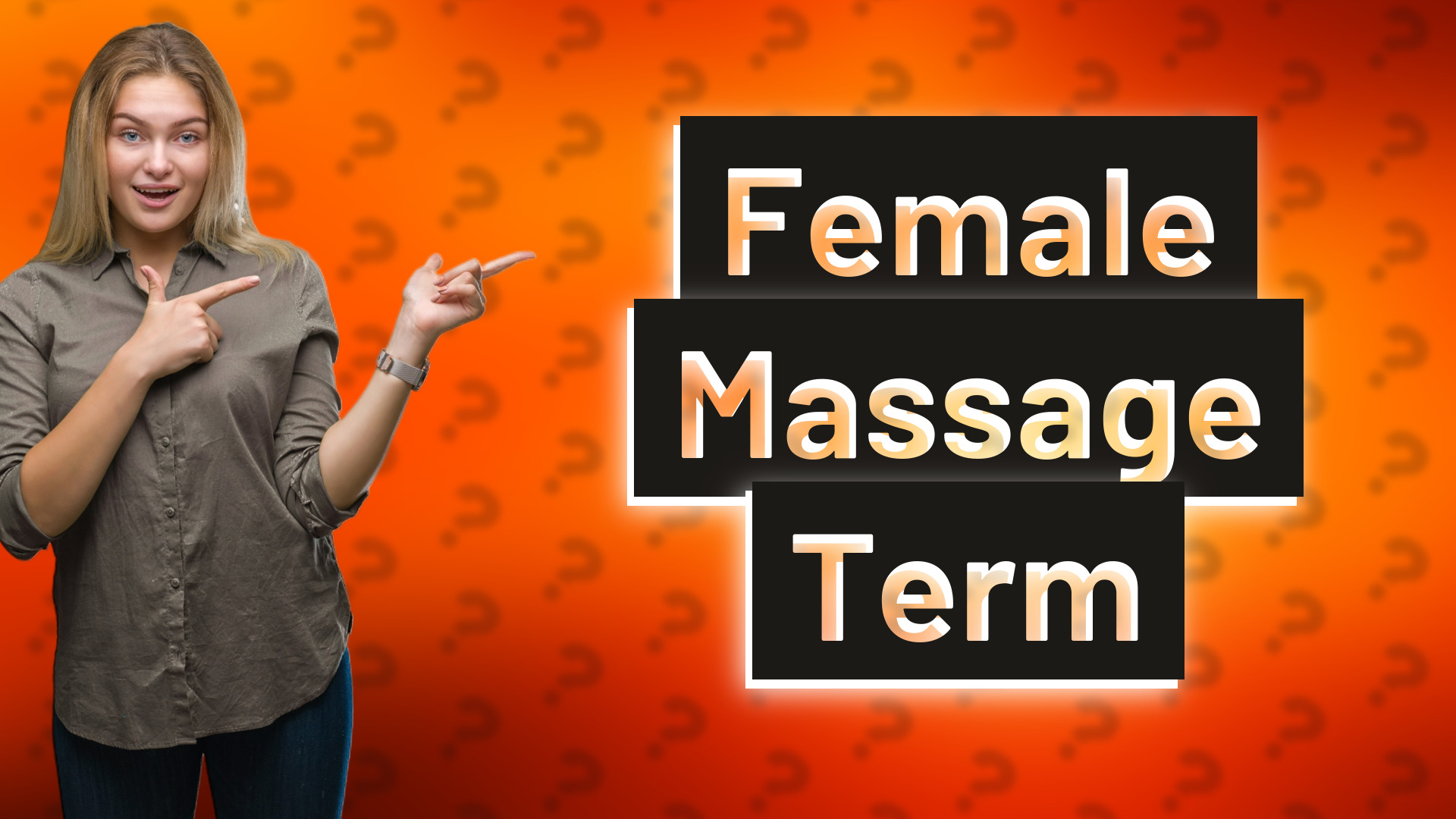 Female Massage Term