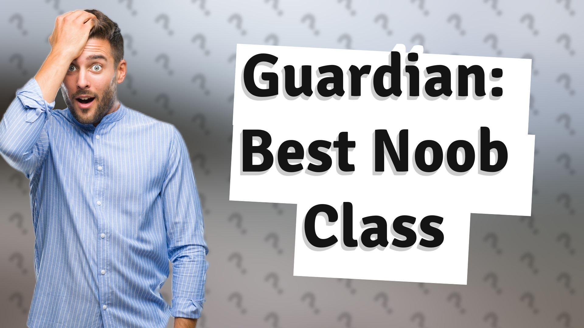 Guardian: Best Noob Class