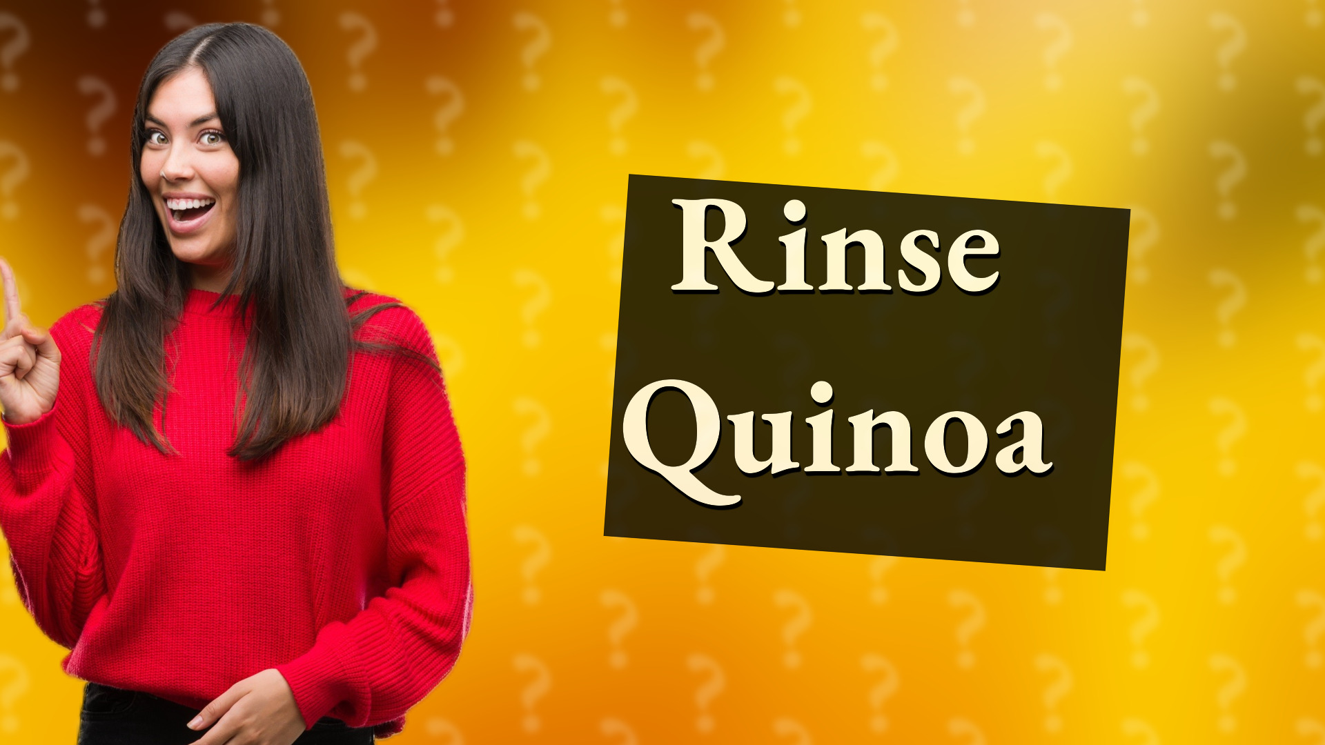 Rinse Quinoa