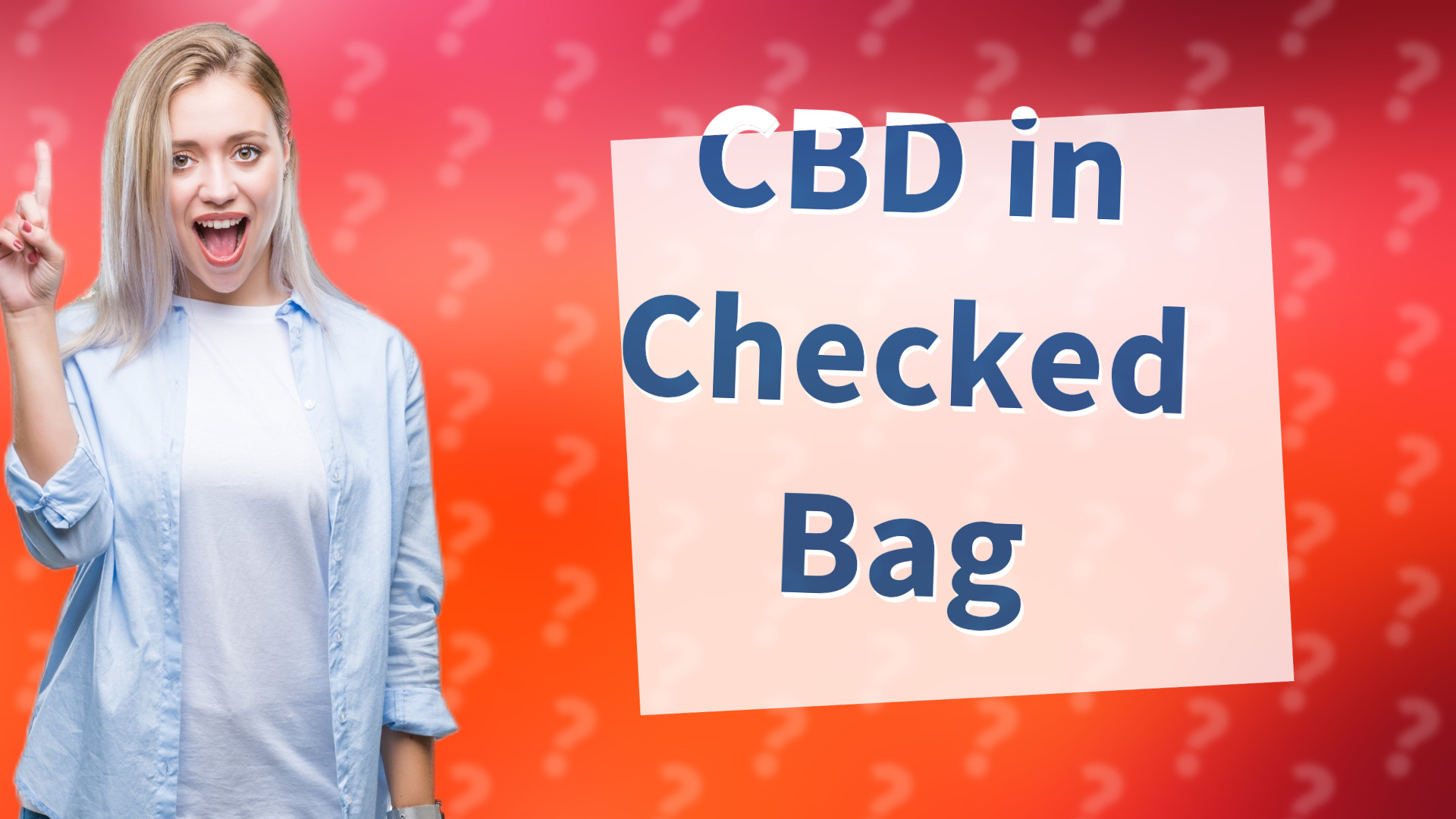 CBD in Checked Bag