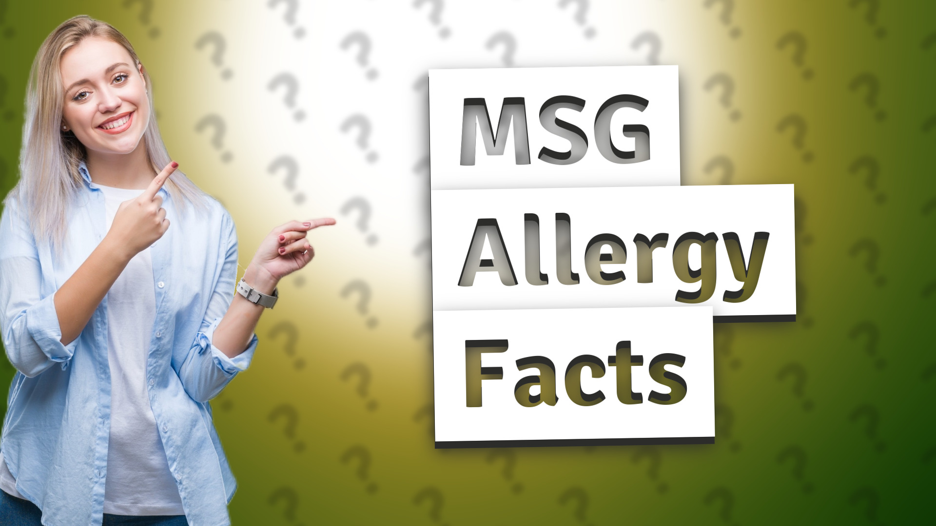 MSG Allergy Facts