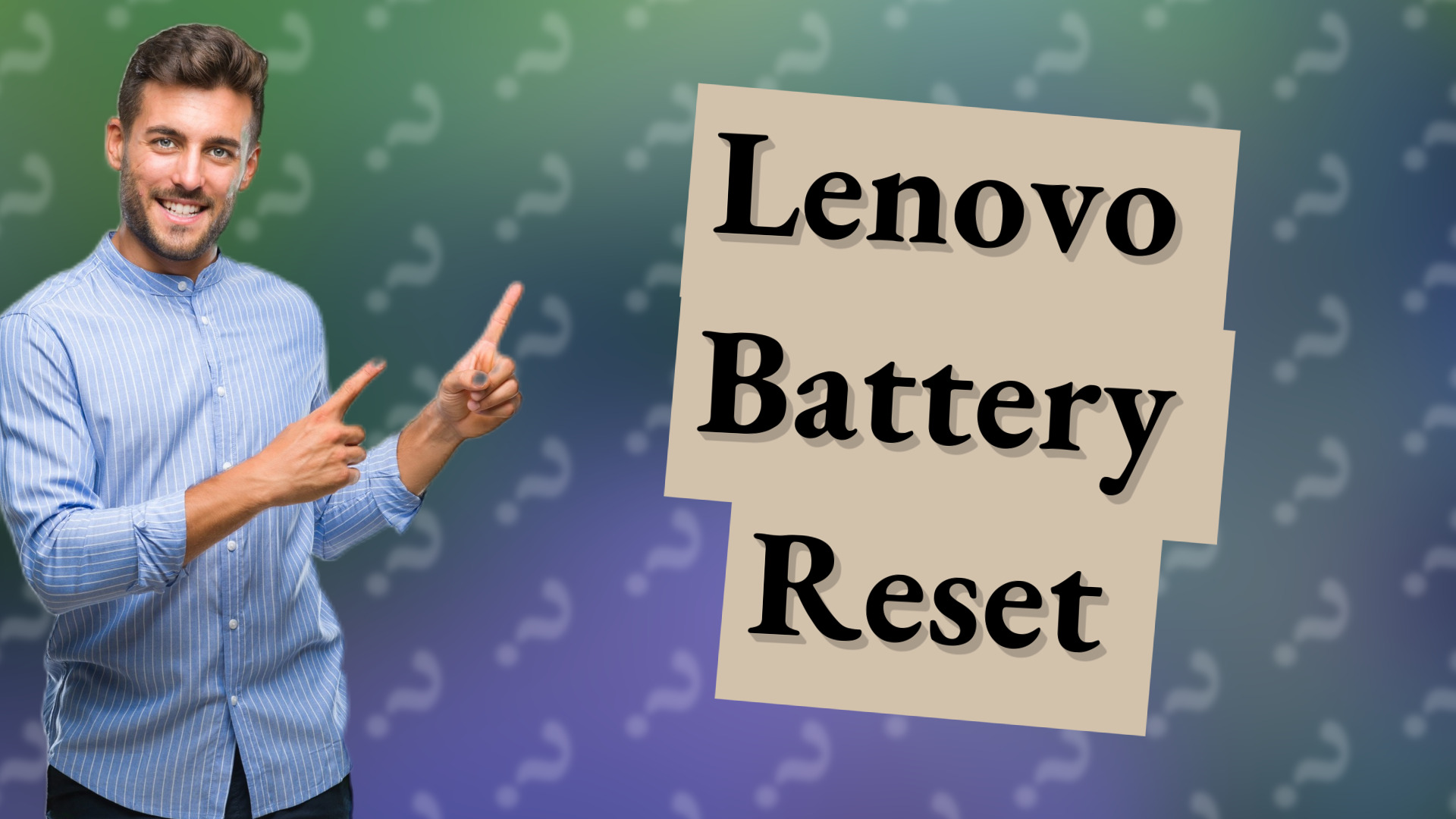 Lenovo Battery Reset