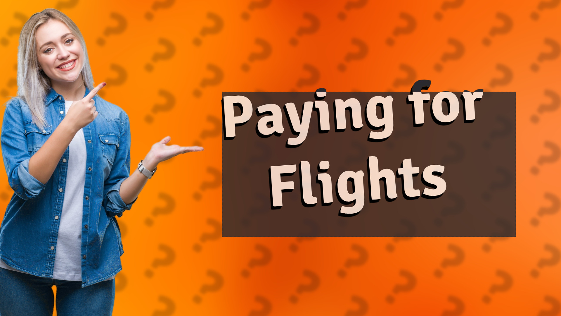 Paying for Flights