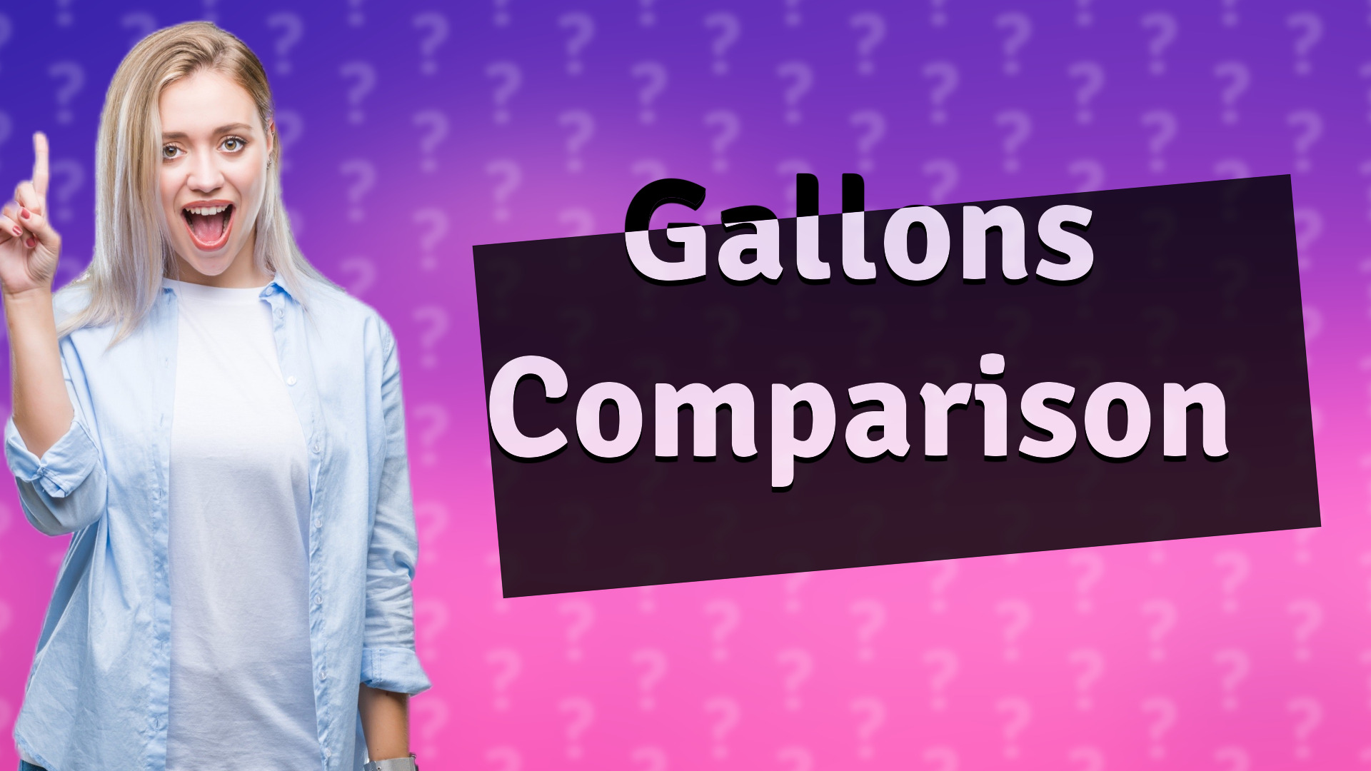 Gallons Comparison