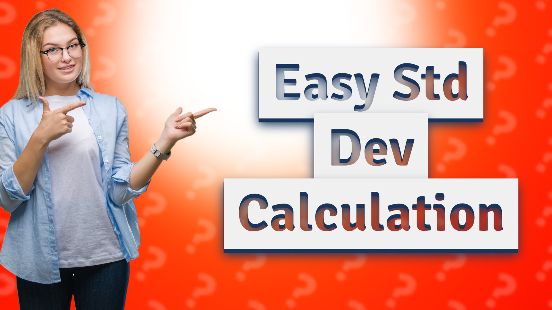 Easy Std Dev Calculation