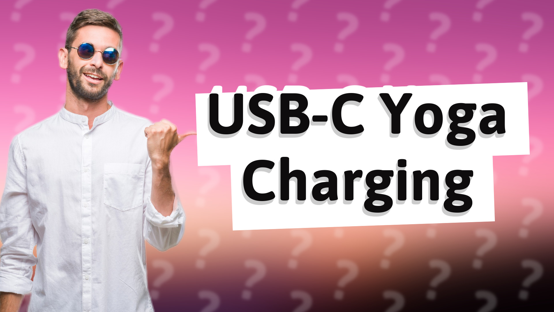 USB-C Yoga Charging