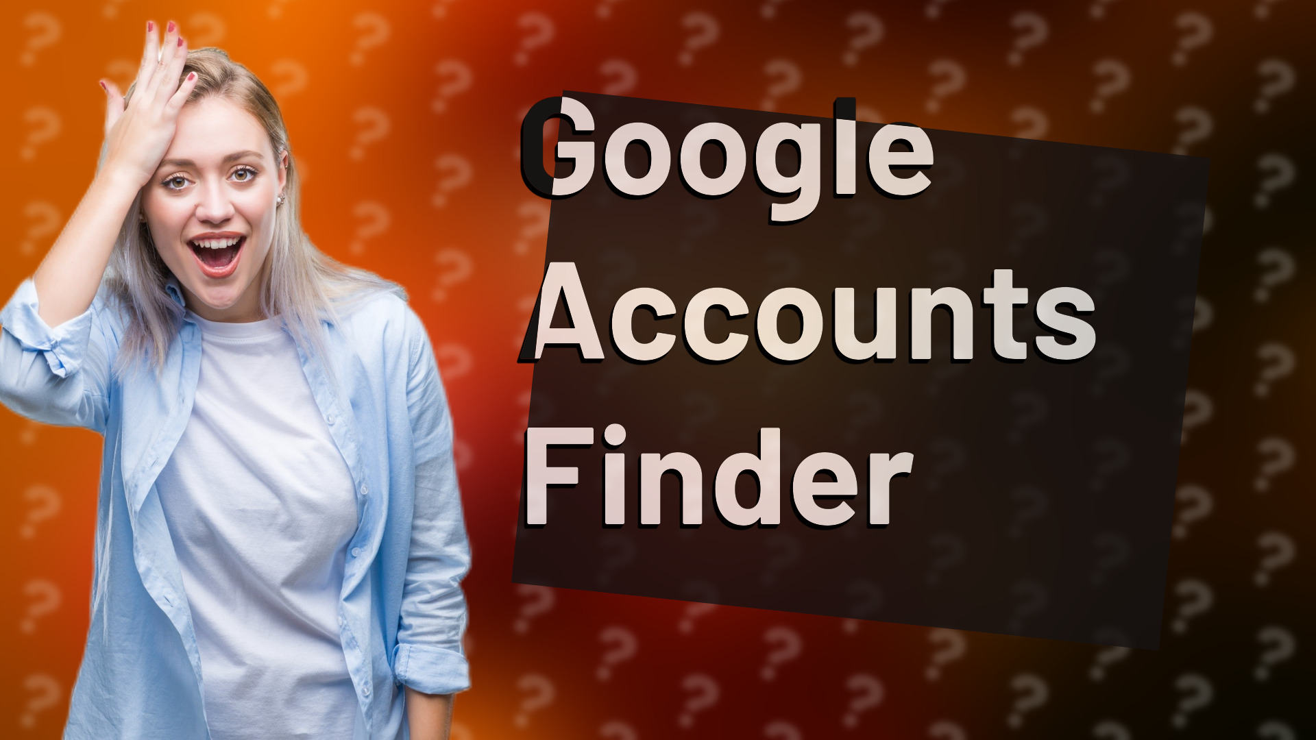Google Accounts Finder