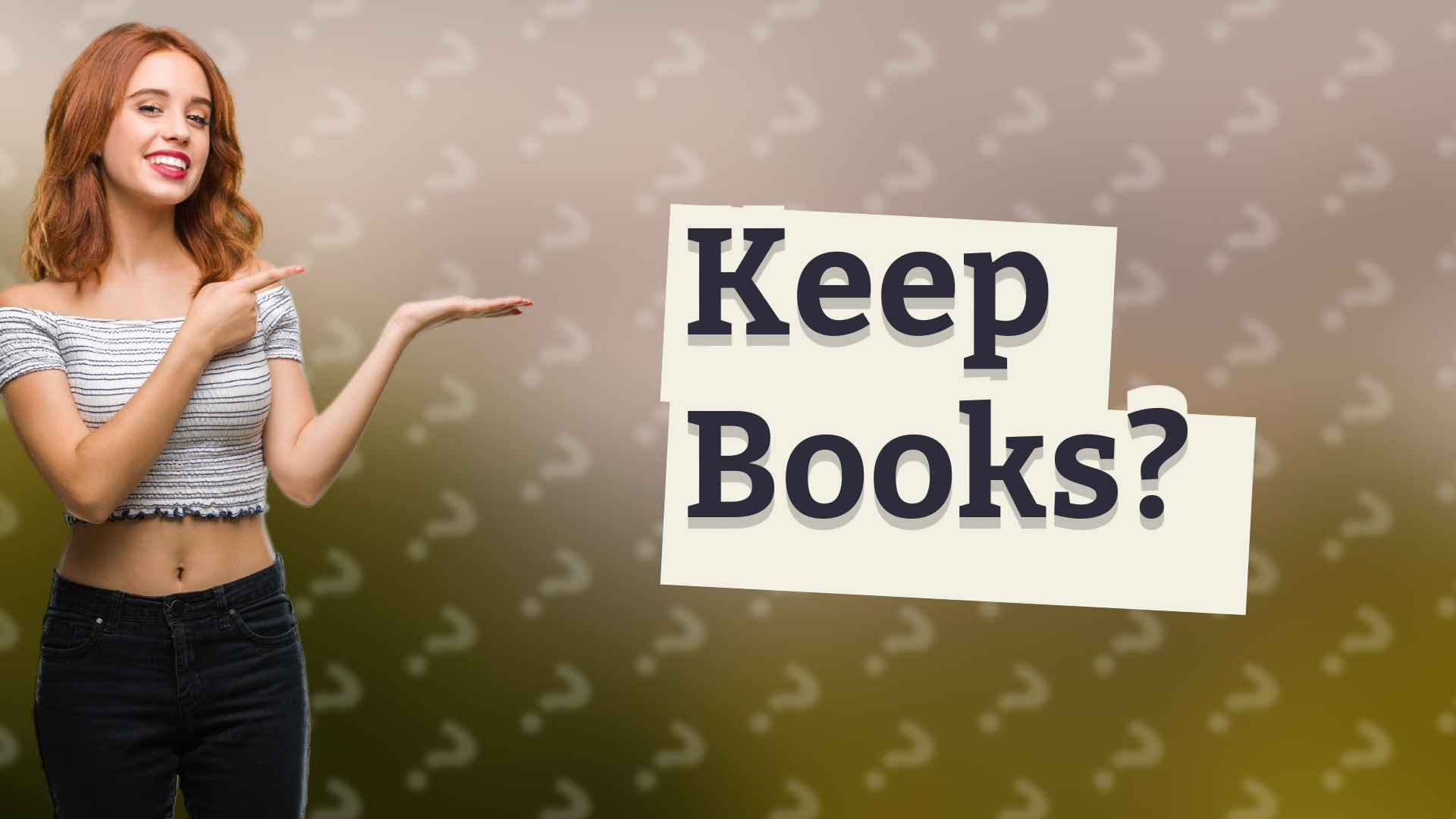 Keep Books?