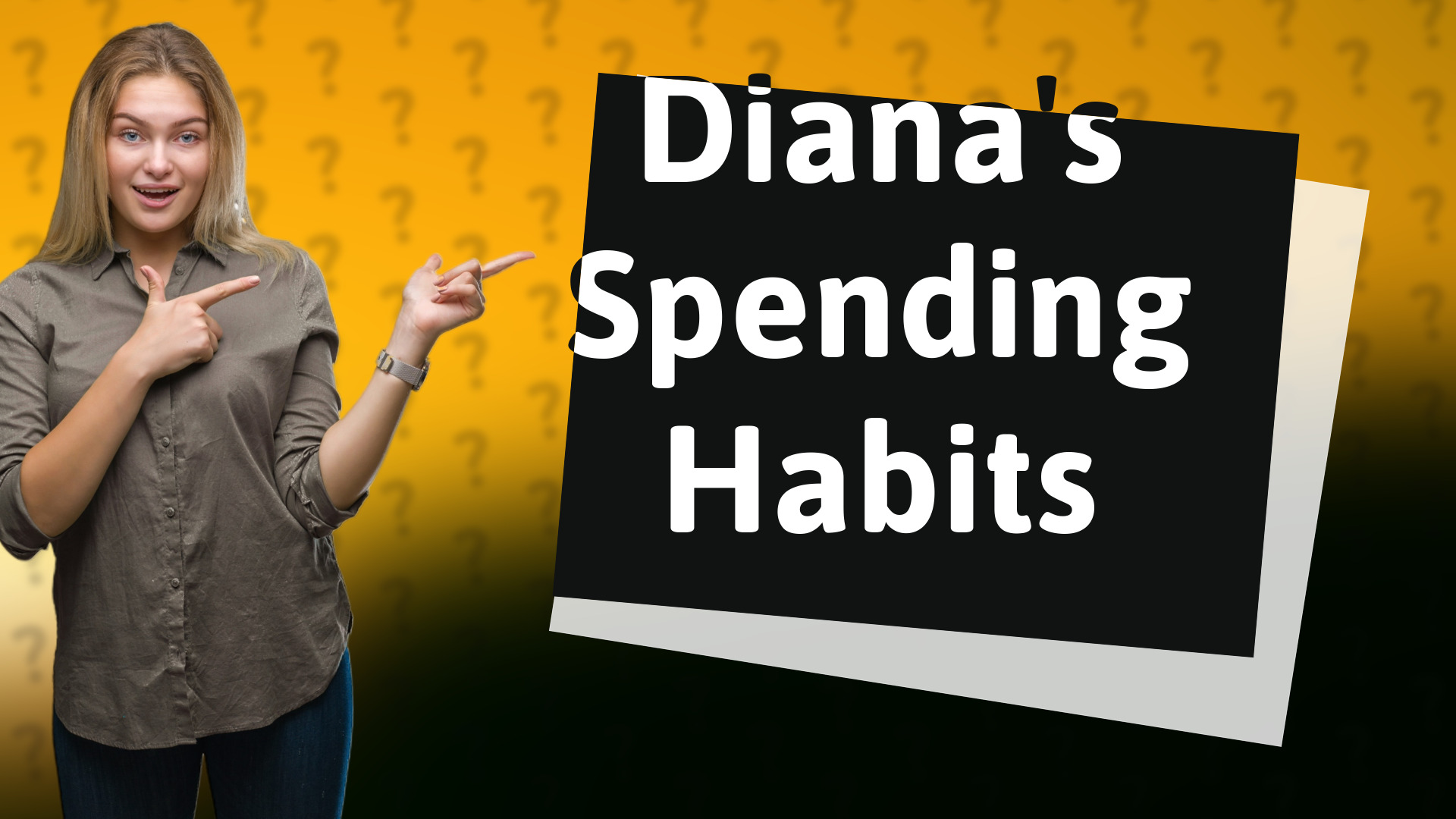 Diana's Spending Habits