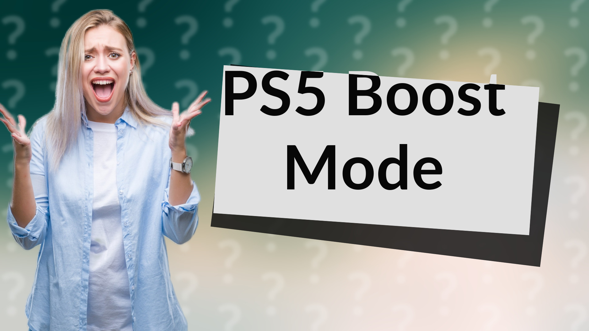 PS5 Boost Mode