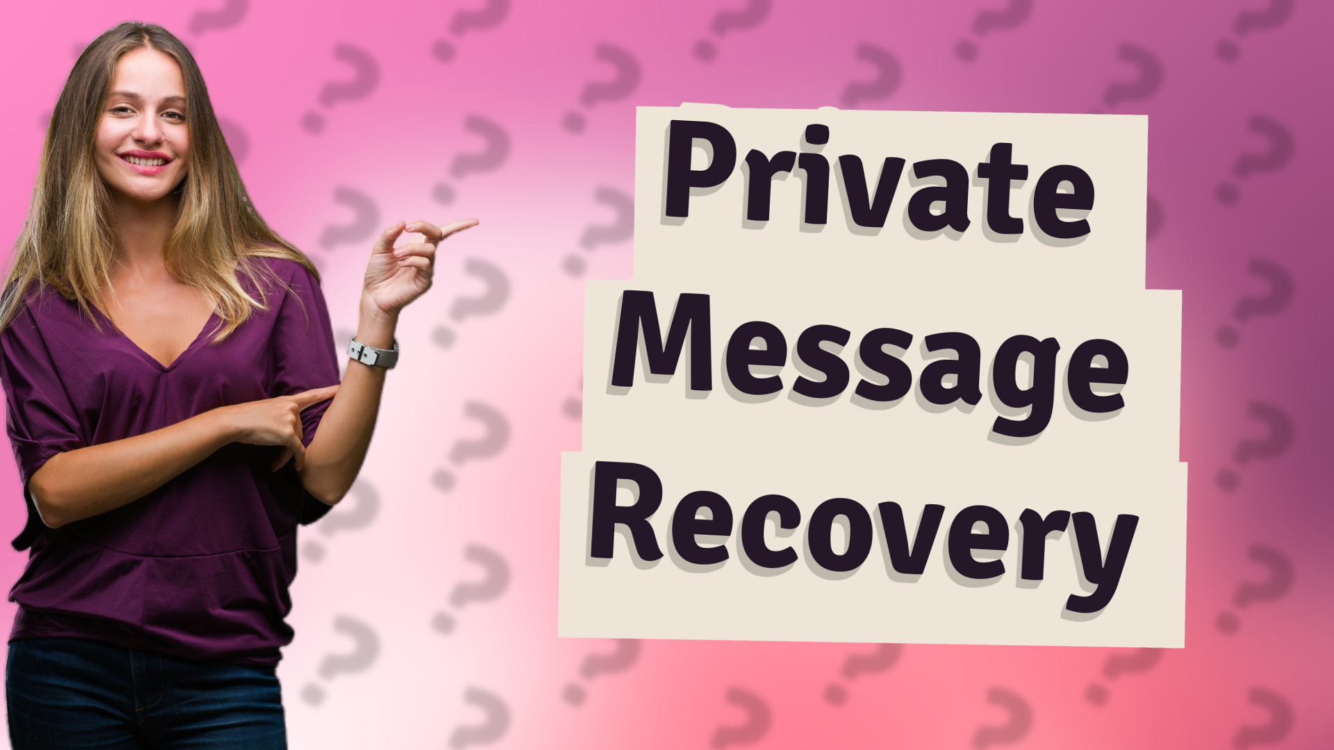 Private Message Recovery