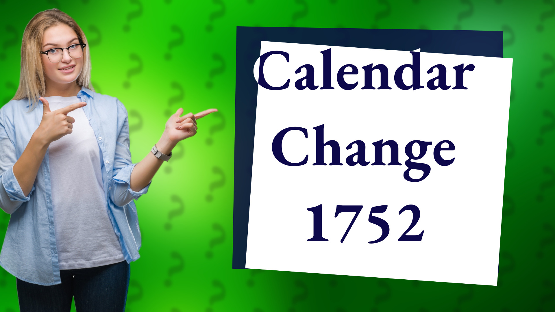 Calendar Change 1752