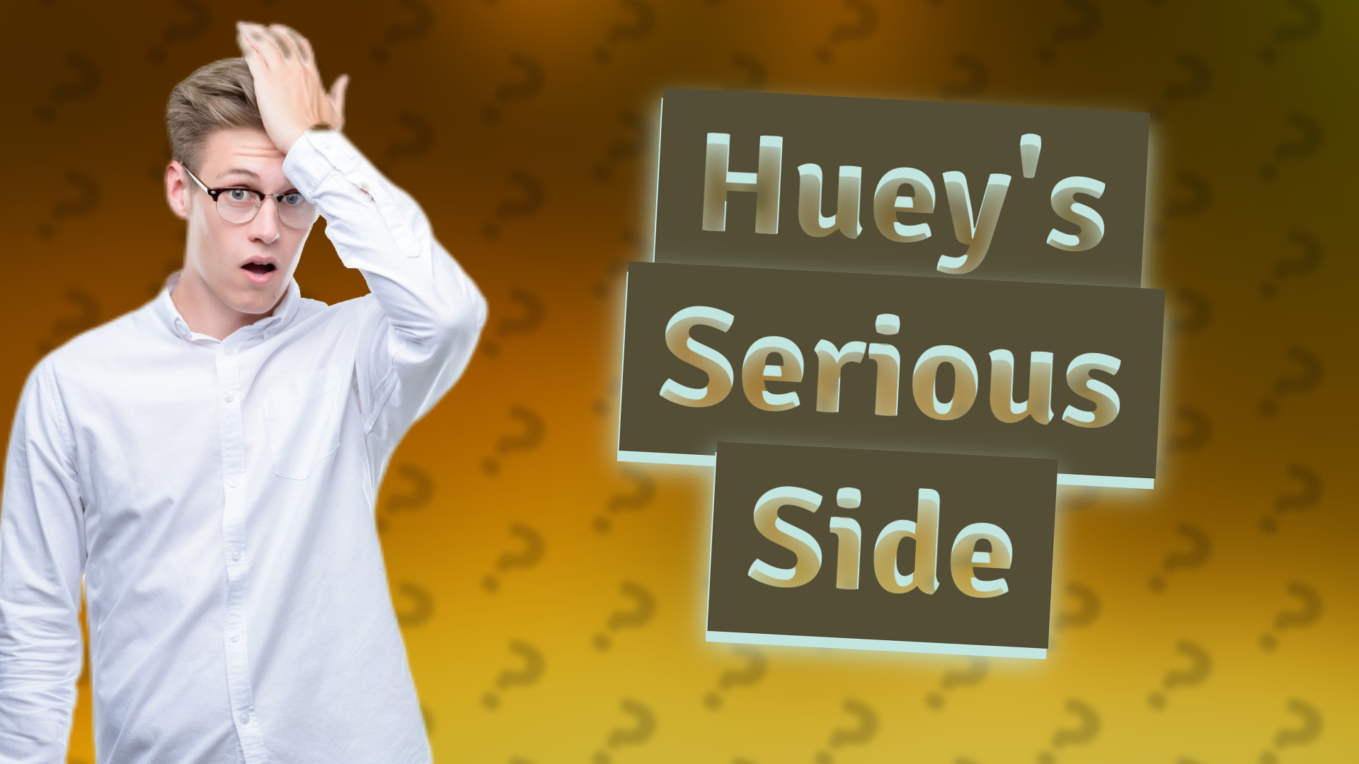 Huey's Serious Side