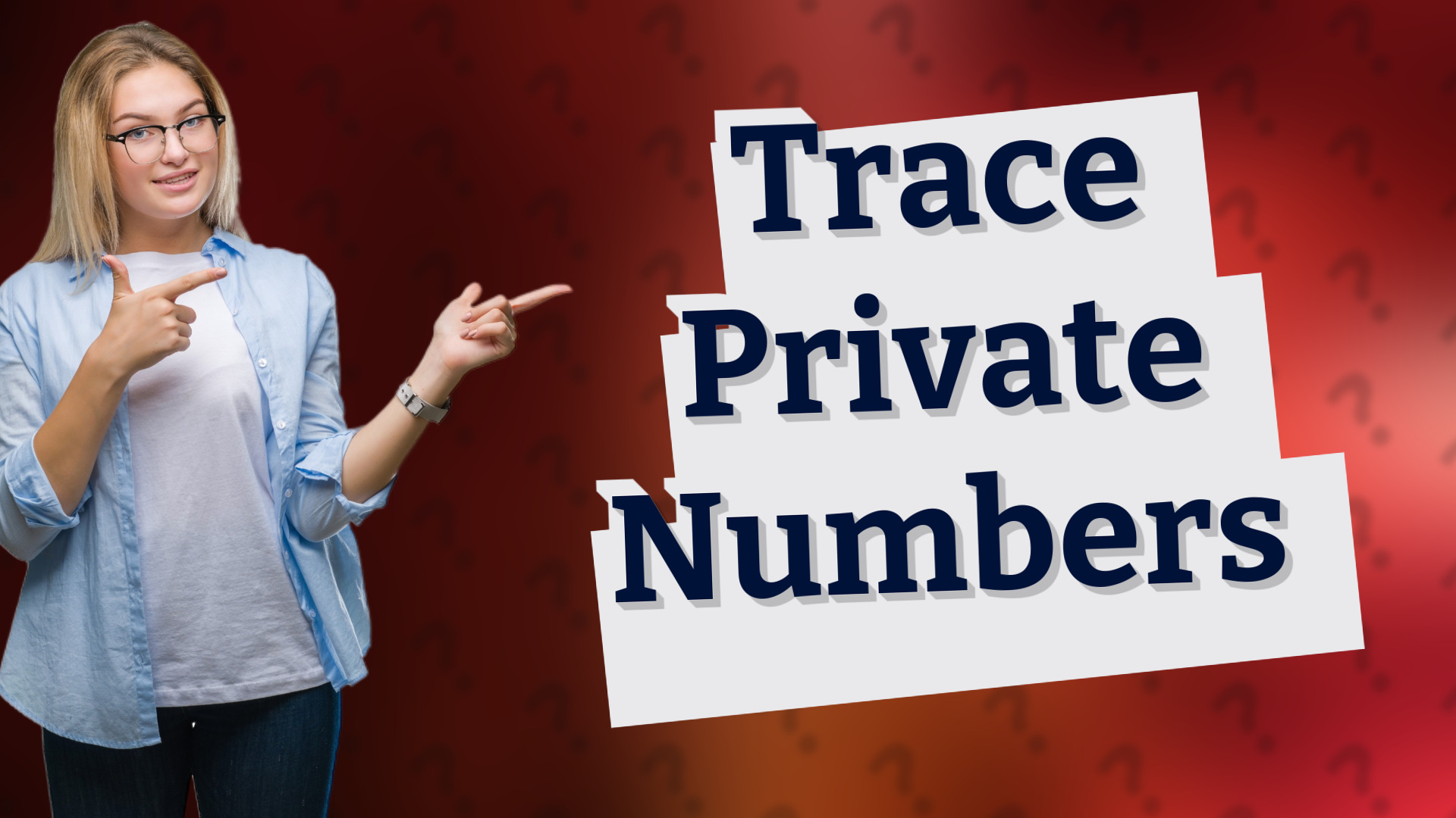 Trace Private Numbers
