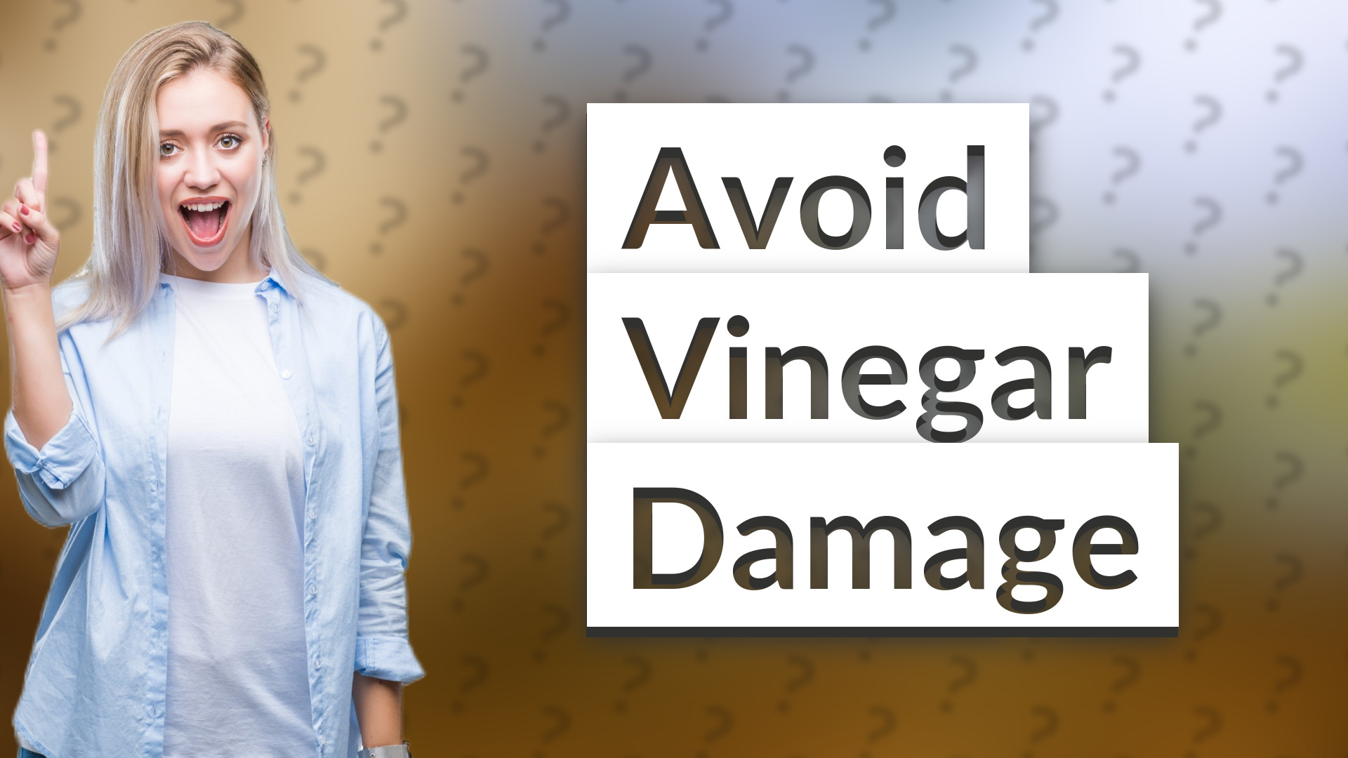 Avoid Vinegar Damage
