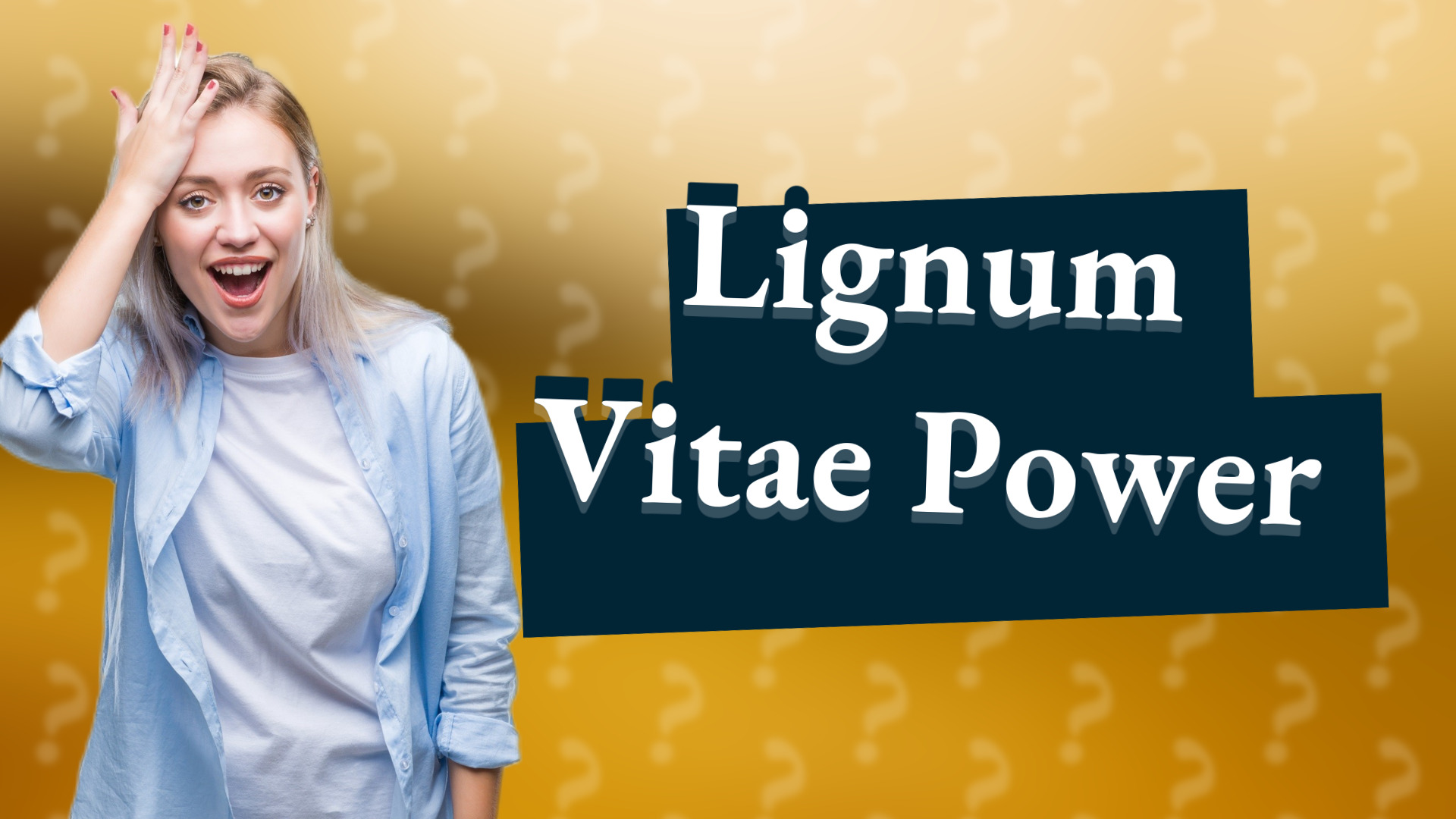 Lignum Vitae Power