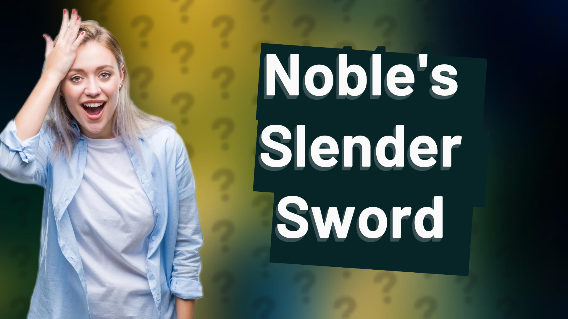 Noble's Slender Sword