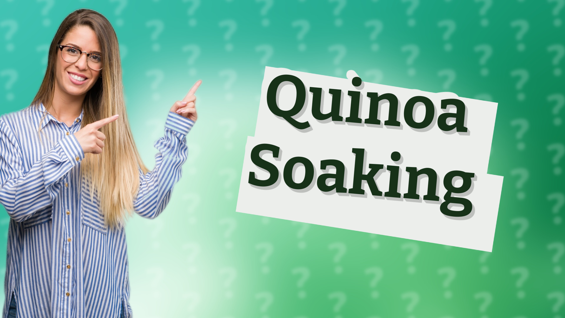 Quinoa Soaking