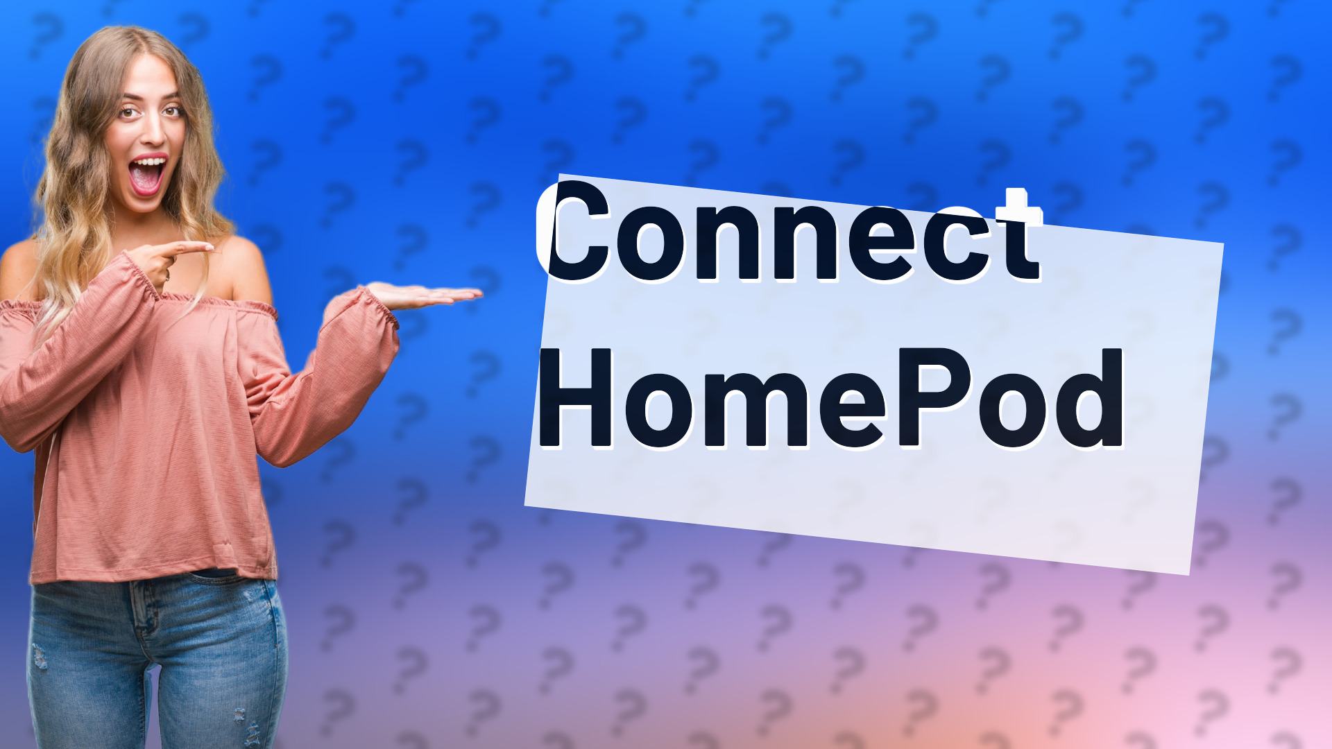Connect HomePod