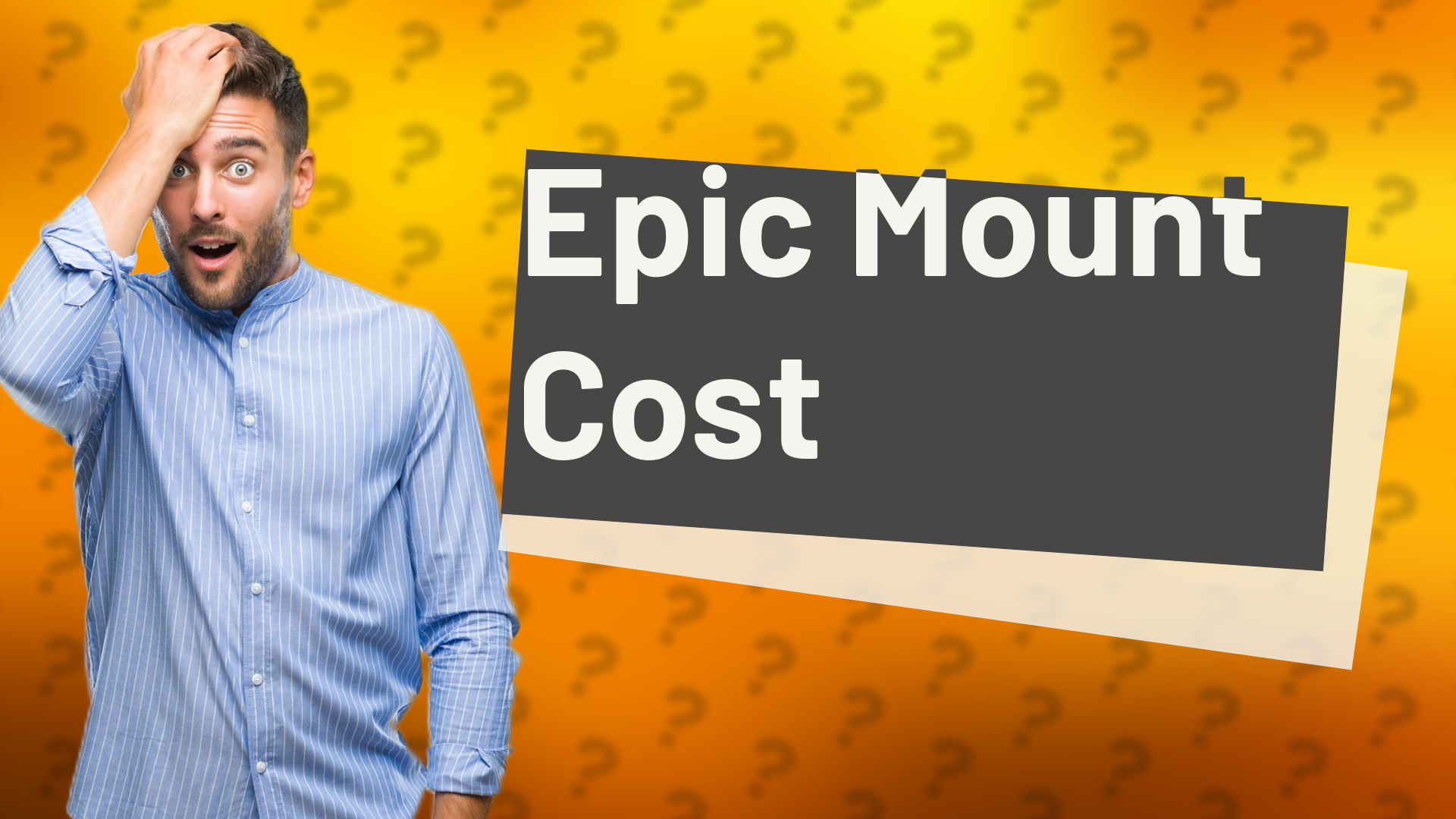 Epic Mount Cost