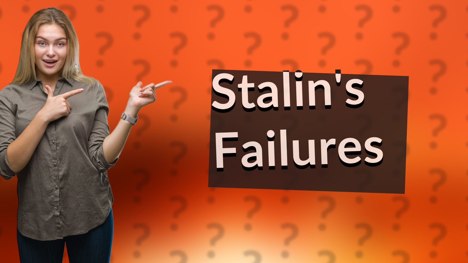Stalin's Failures