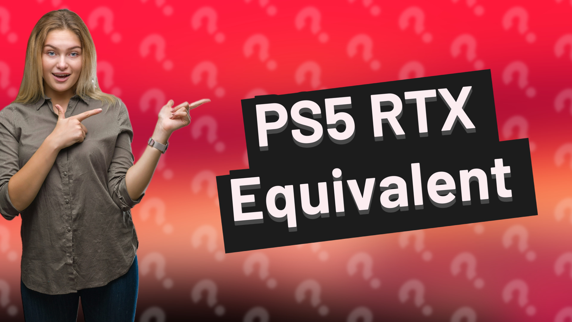 PS5 RTX Equivalent
