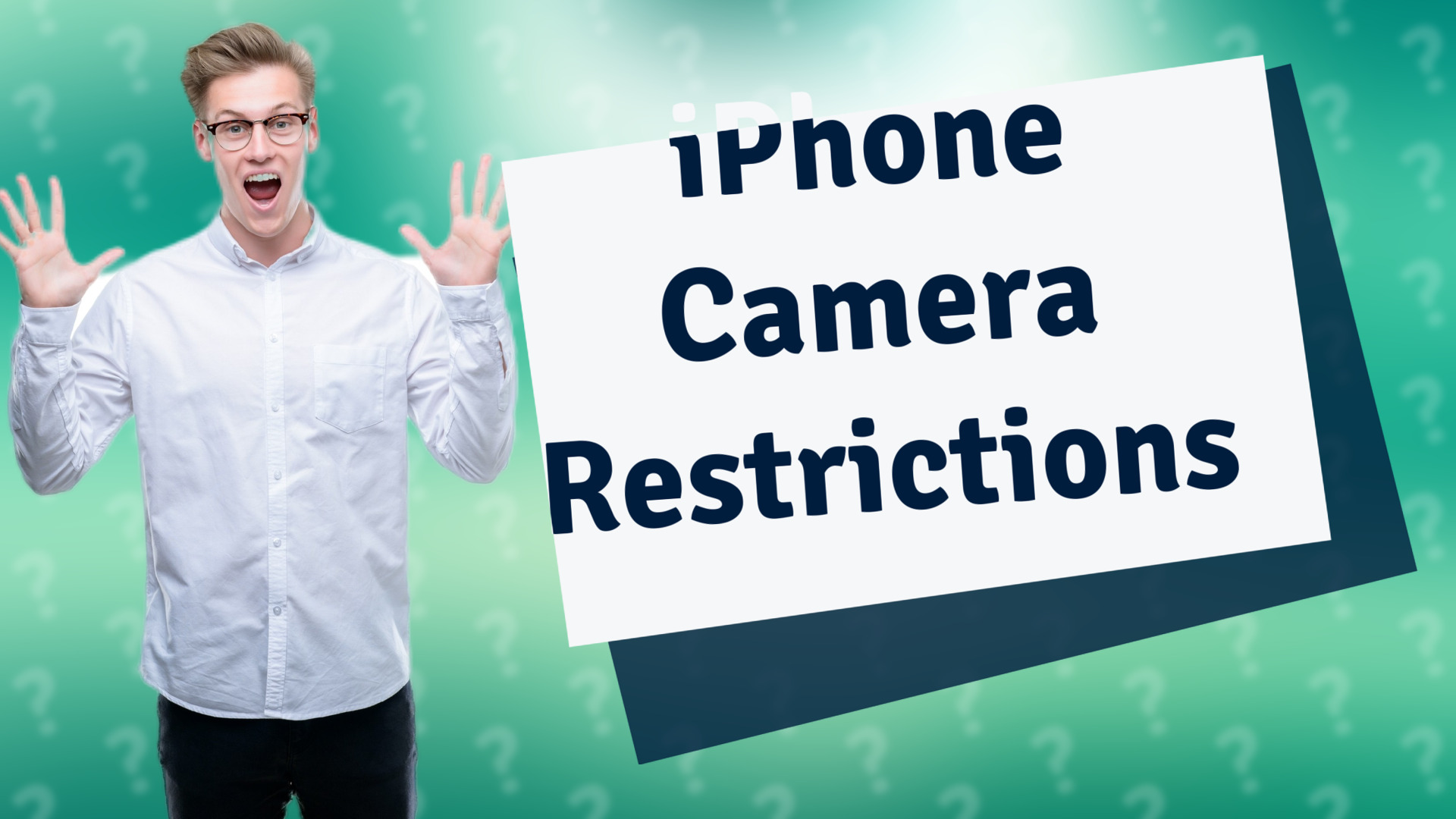 iPhone Camera Restrictions