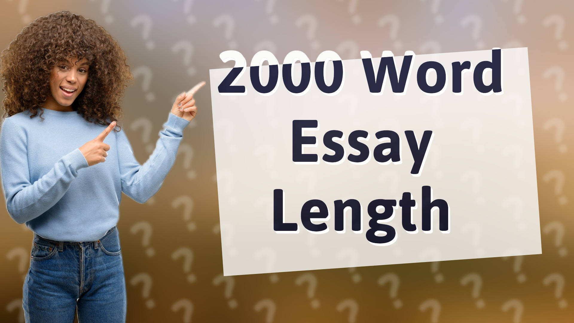 2000 Word Essay Length