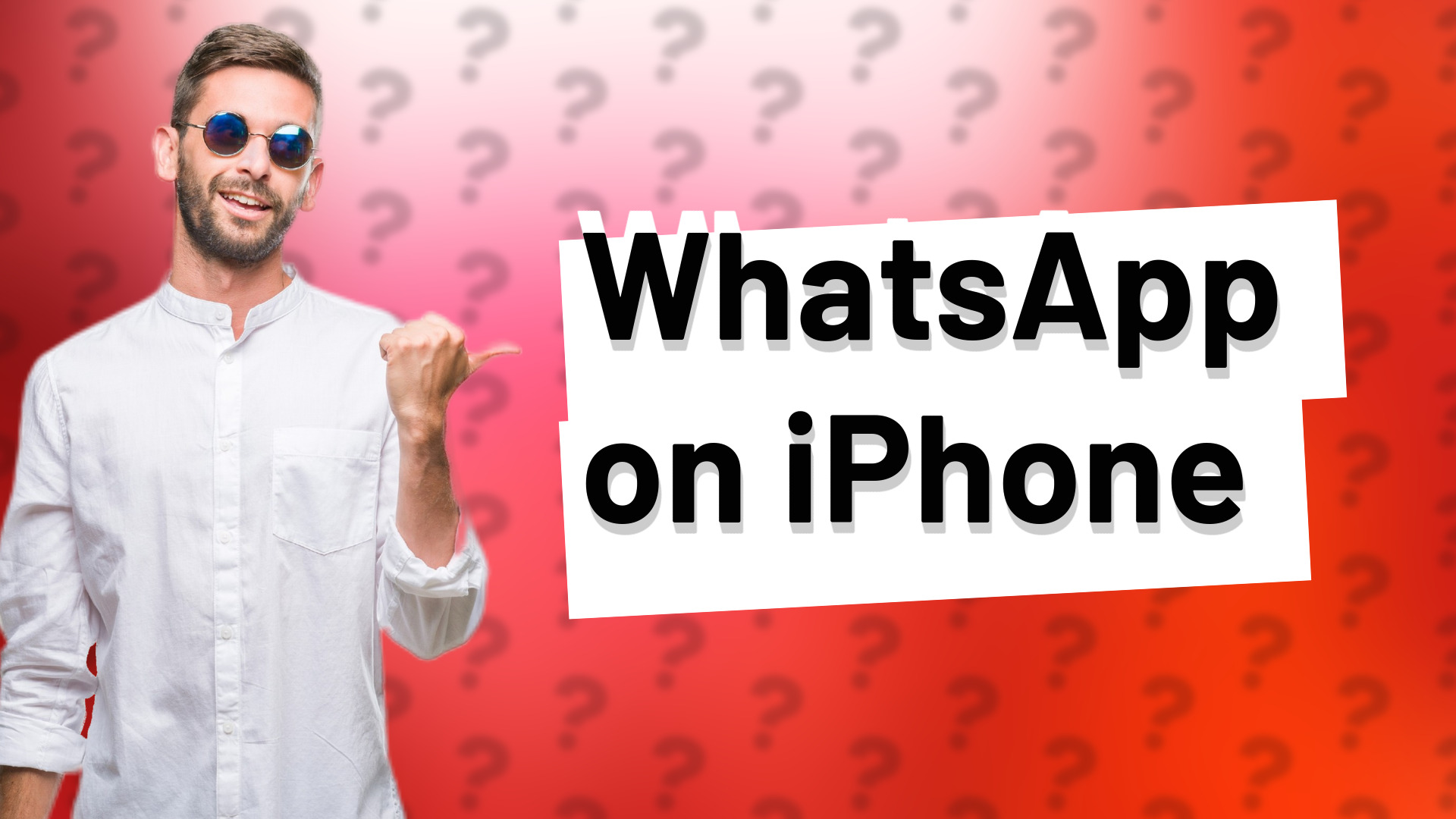 WhatsApp on iPhone