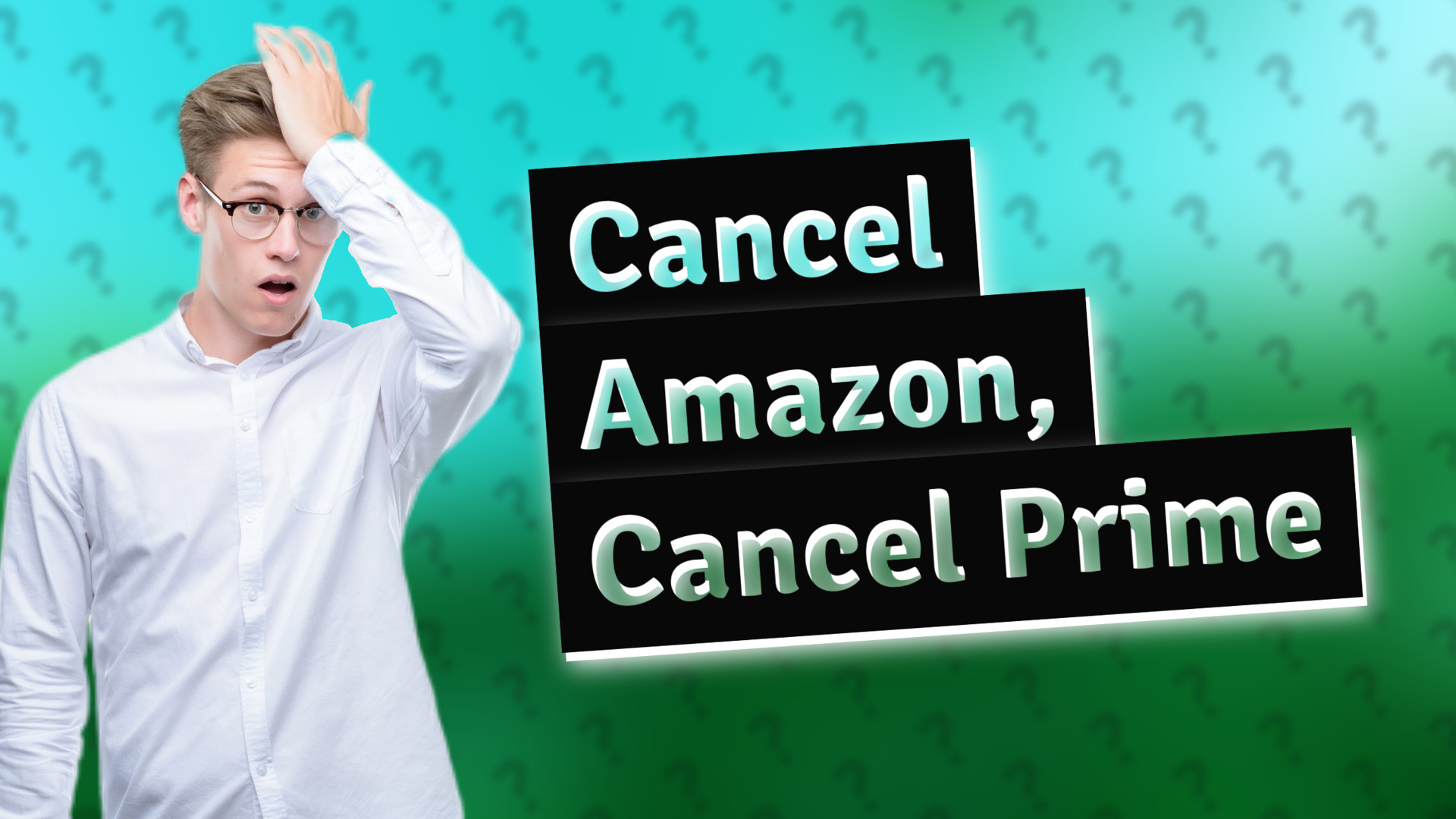 Cancel Amazon, Cancel Prime