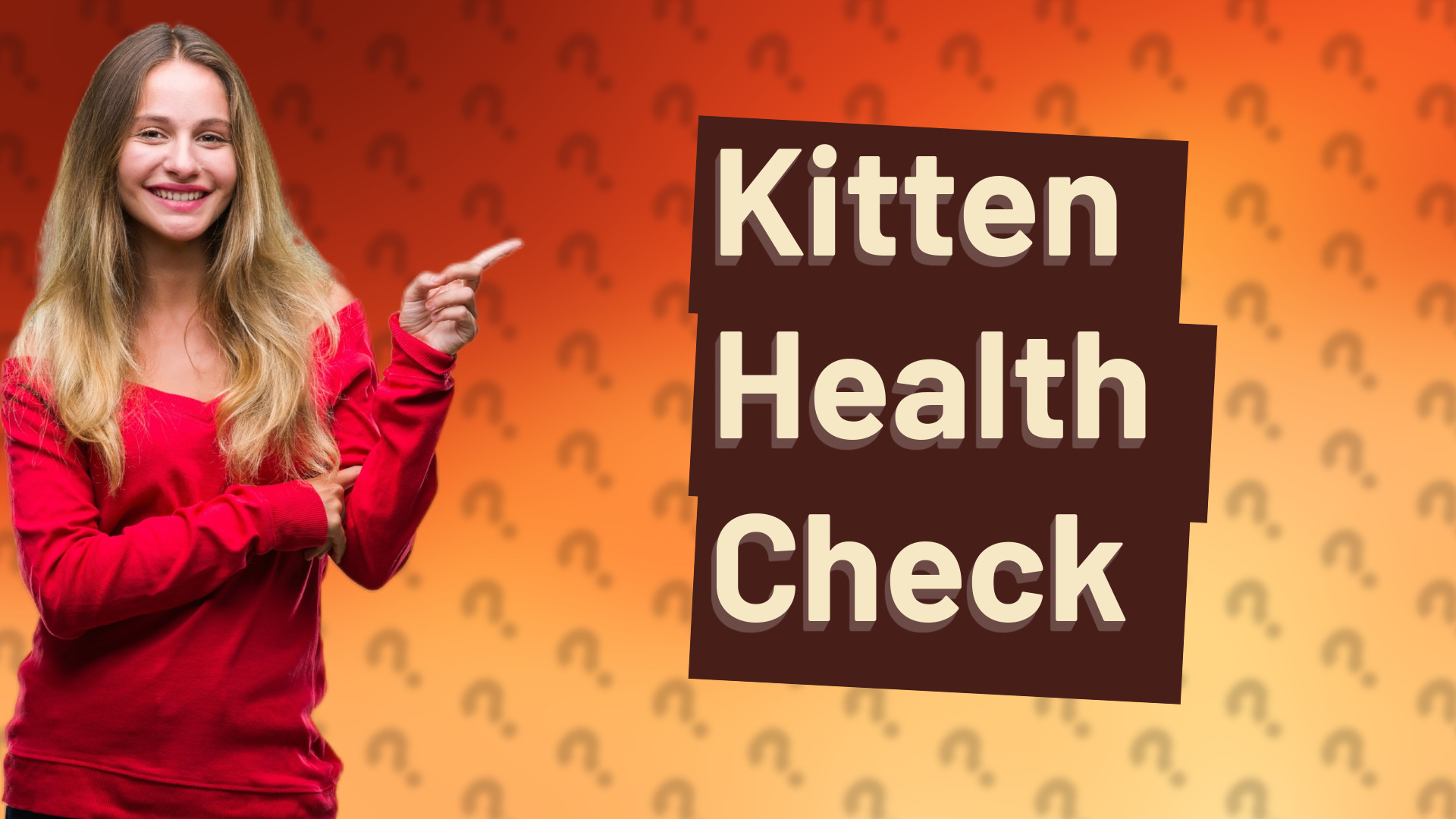 Kitten Health Check