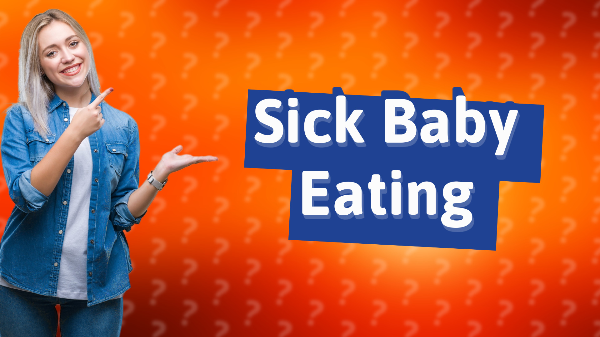 Sick Baby Eating