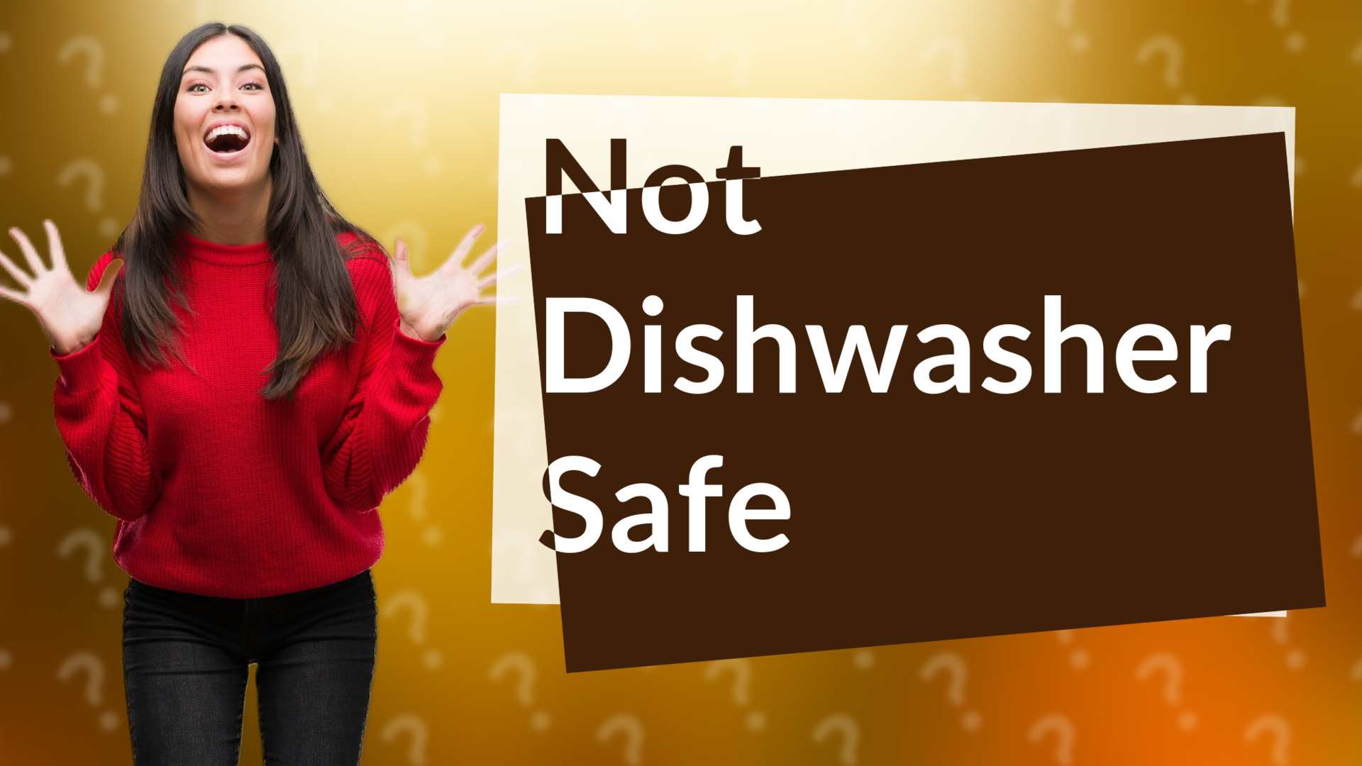 Not Dishwasher Safe