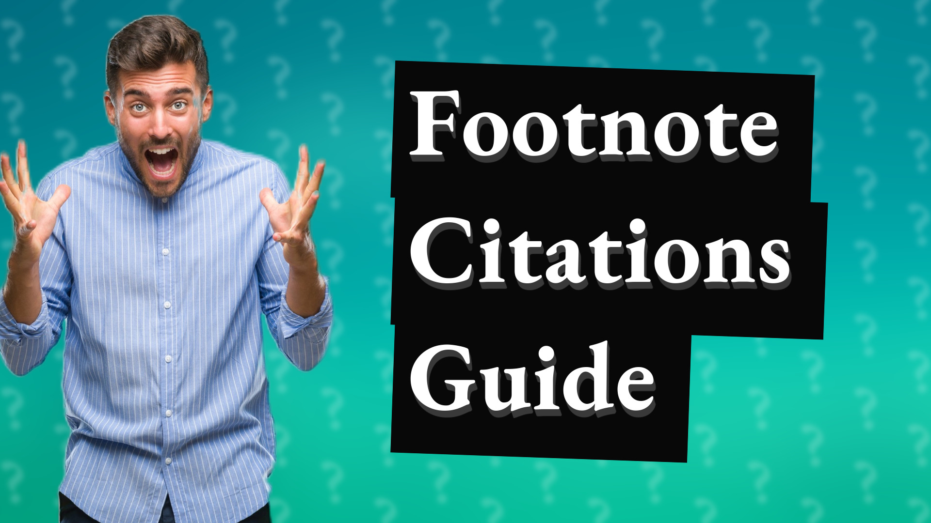 Footnote Citations Guide